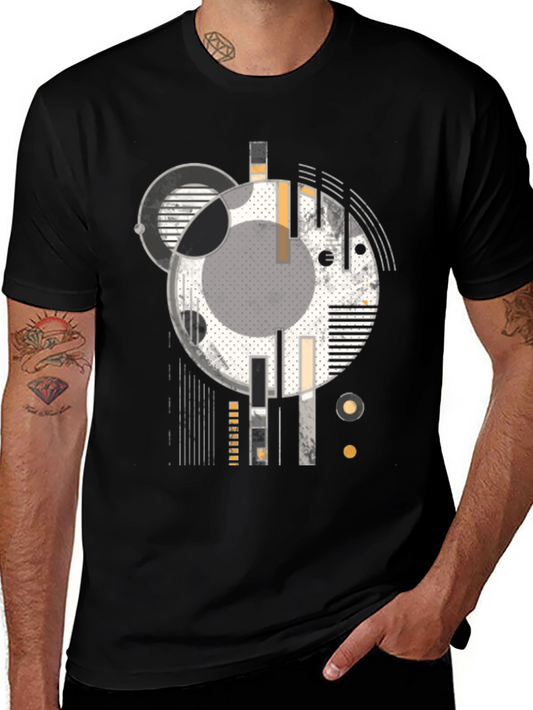 Abstract Geometric Art Tee - Modern Graphic T-Shirt