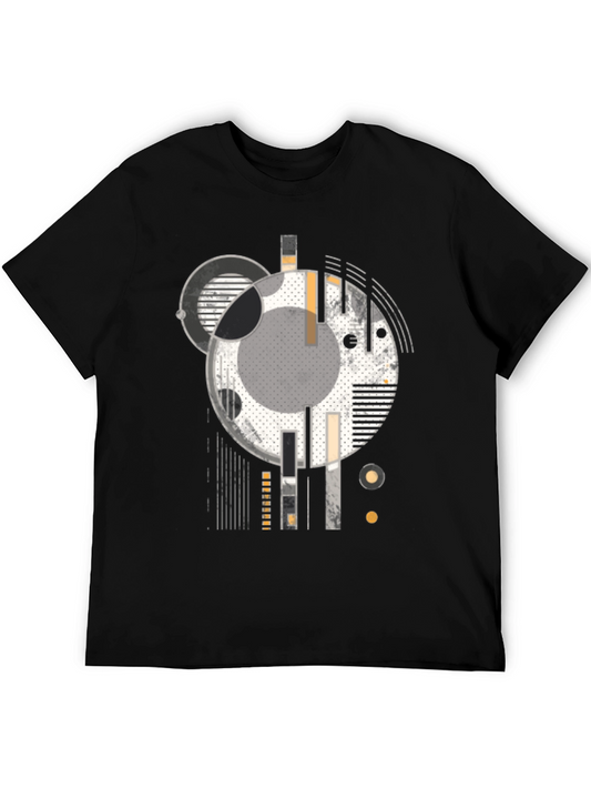 Abstract Geometric Art Tee - Modern Graphic T-Shirt