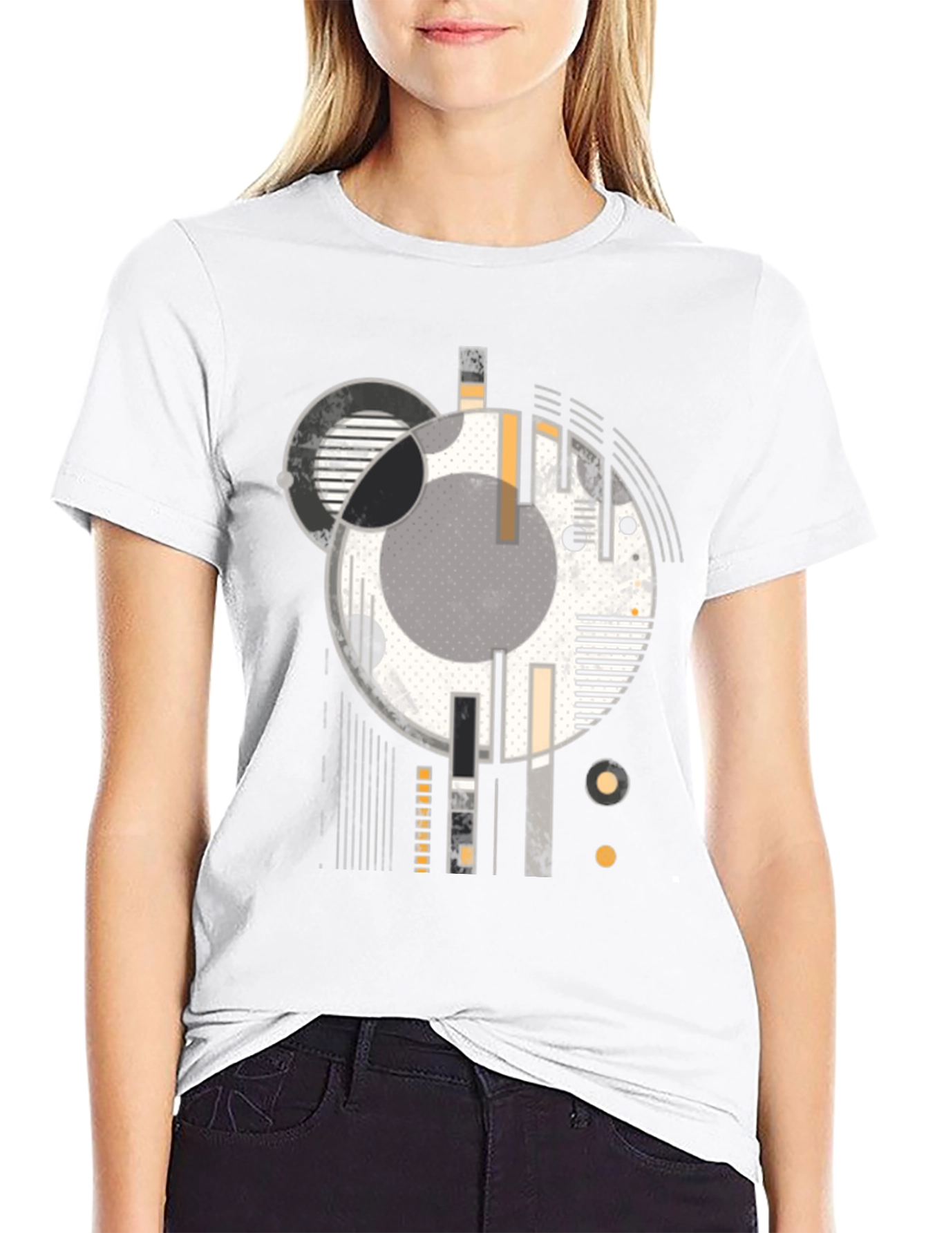 Abstract Geometric Art Tee - Modern Graphic T-Shirt