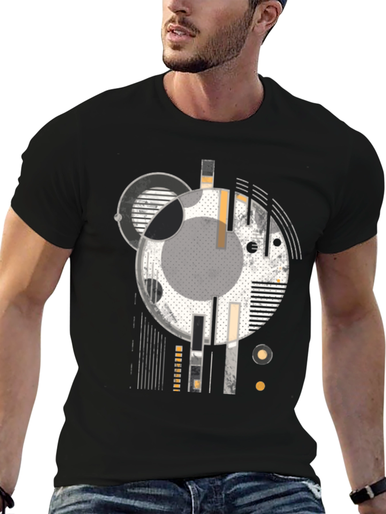 Abstract Geometric Art Tee - Modern Graphic T-Shirt