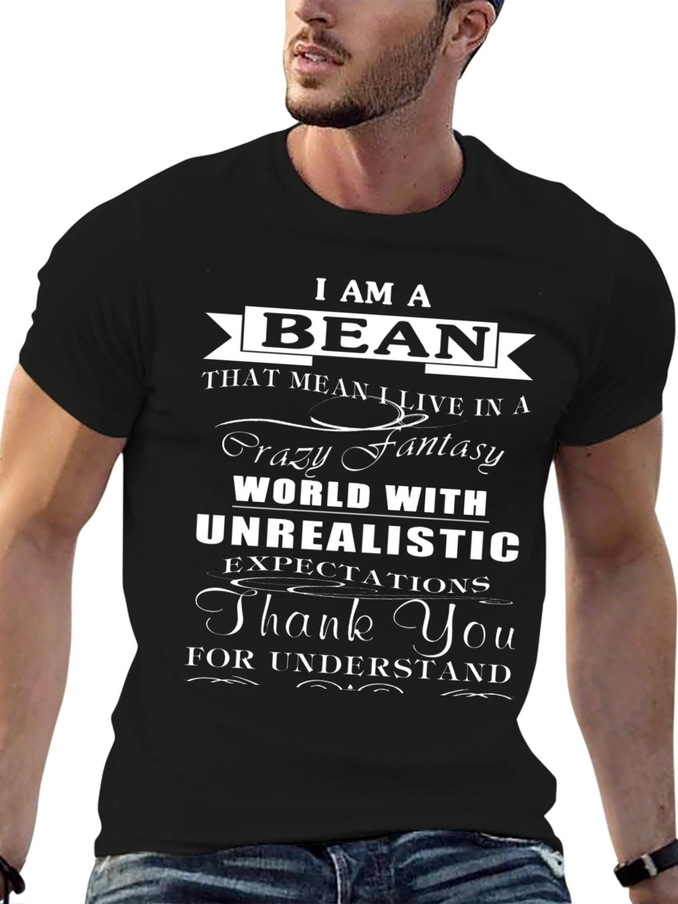 I Am A Bean Novelty Graphic Tee