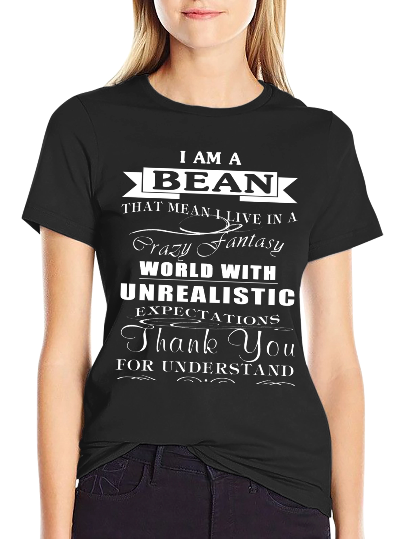 I Am A Bean Novelty Graphic Tee