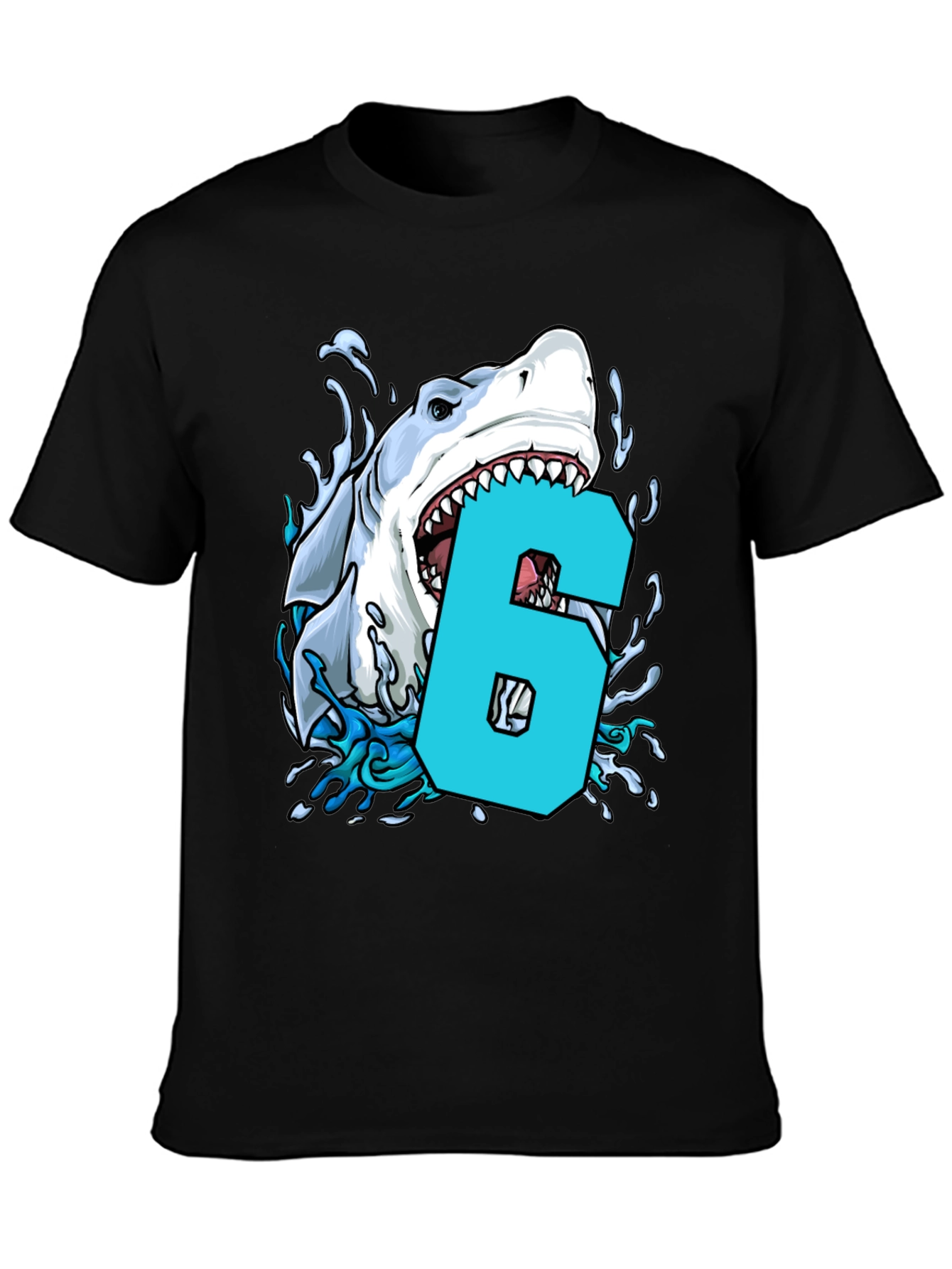 Shark Bite Number 6 T-Shirt