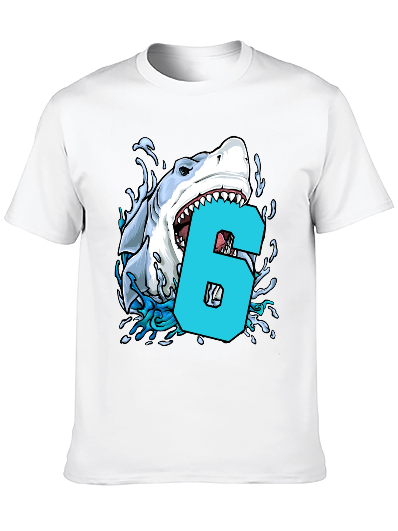 Shark Bite Number 6 T-Shirt