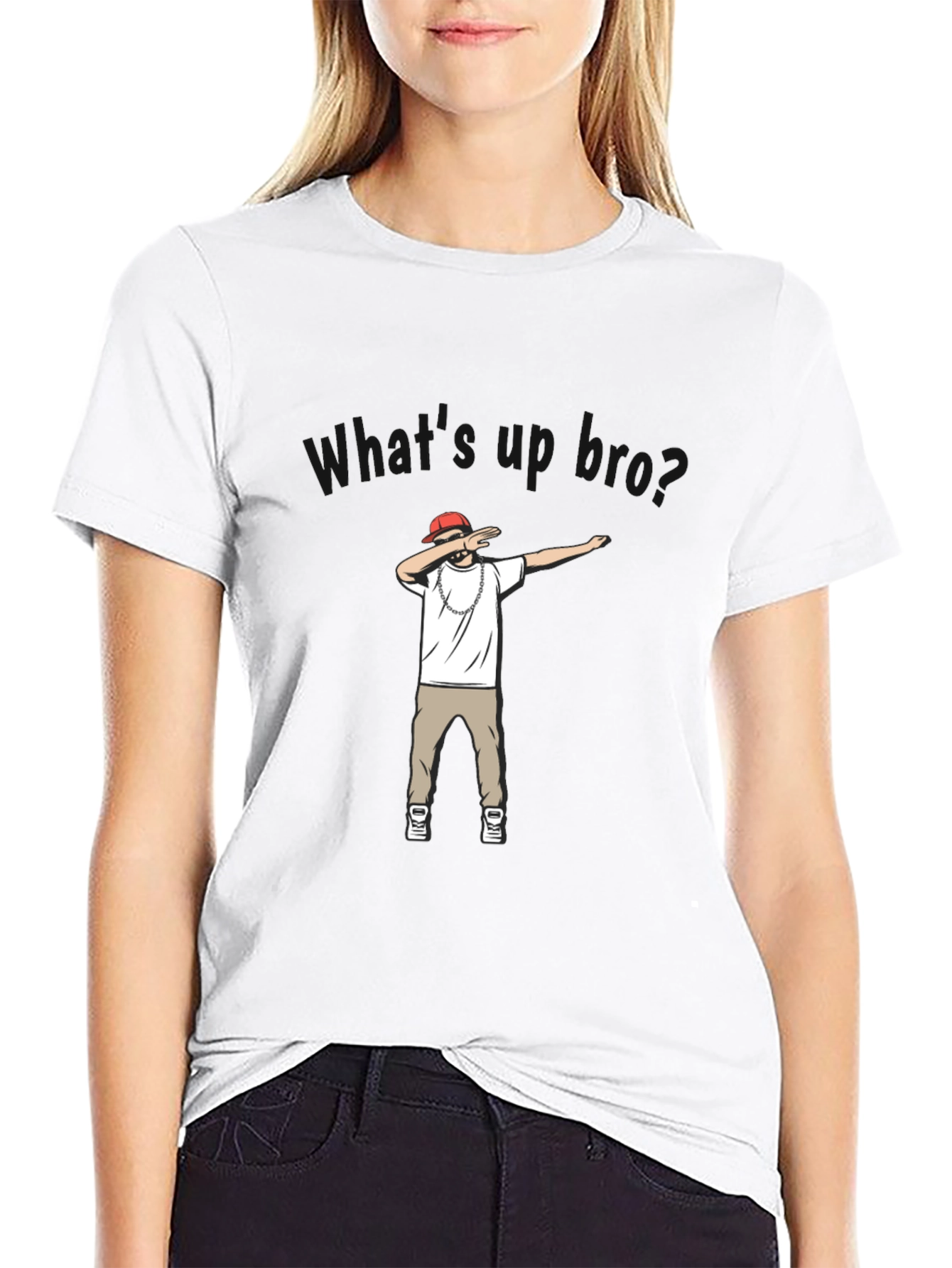Dabbing Hip Hop Graphic Tee - Cool & Trendy!