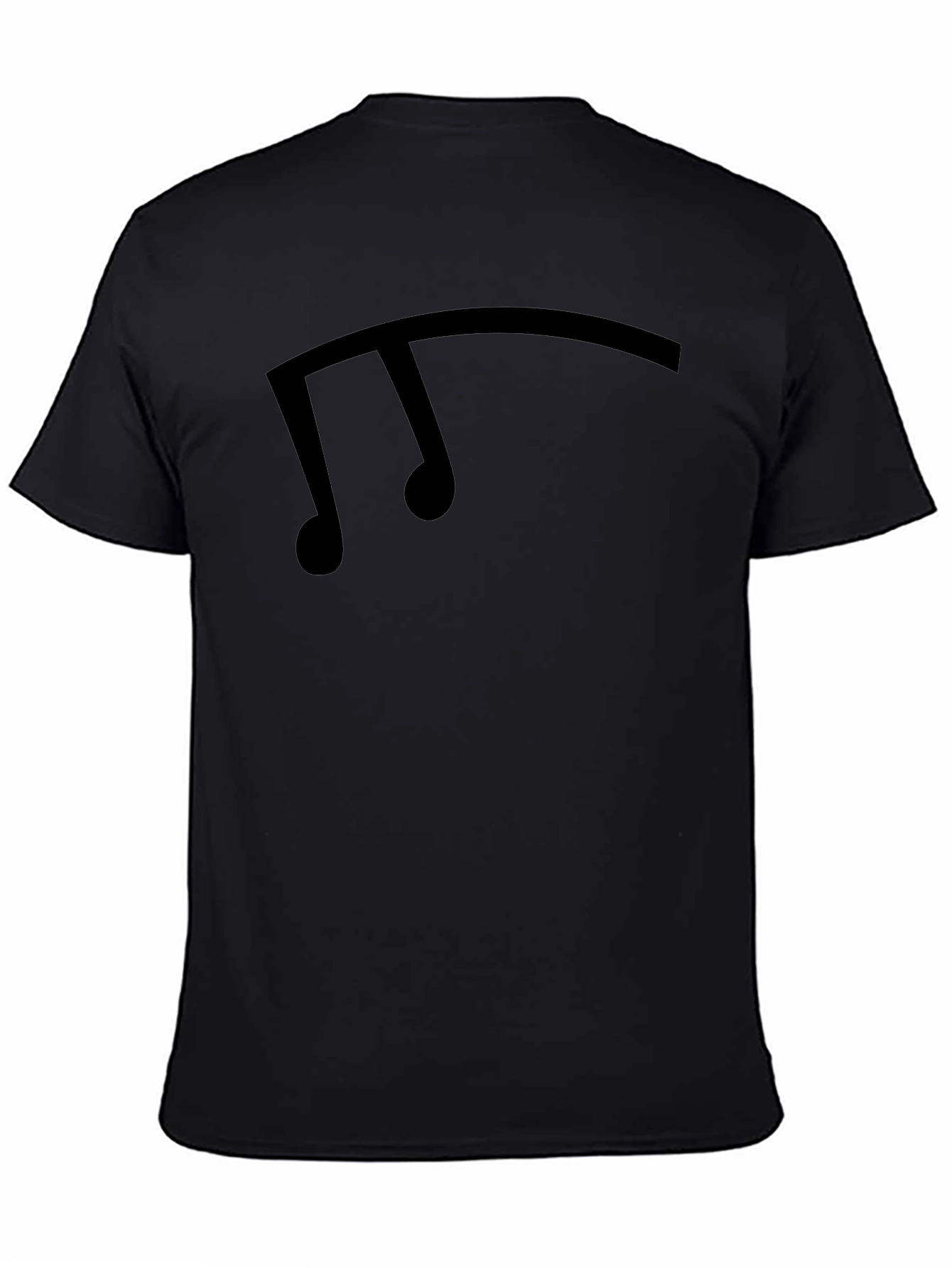 Black Musical Note Graphic Tee