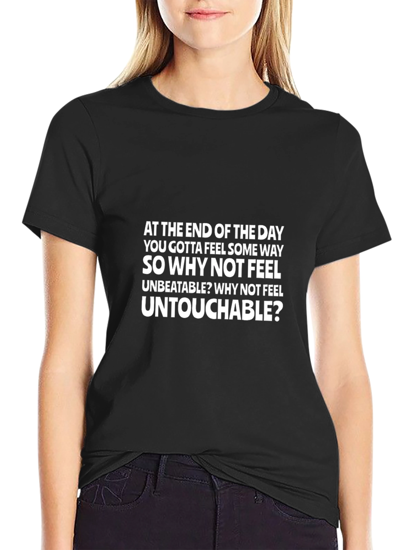 Motivational T-Shirt: Feel Unbeatable & Untouchable