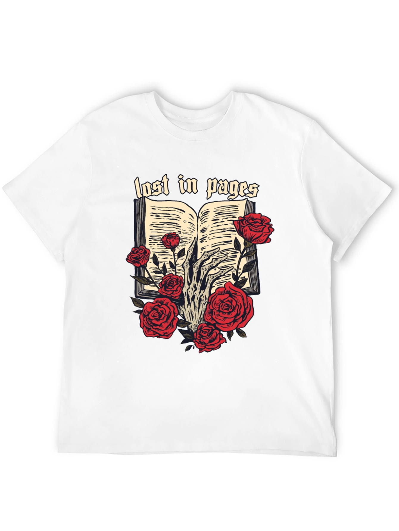 Lost in Pages Graphic Tee - Book Lovers T-Shirt