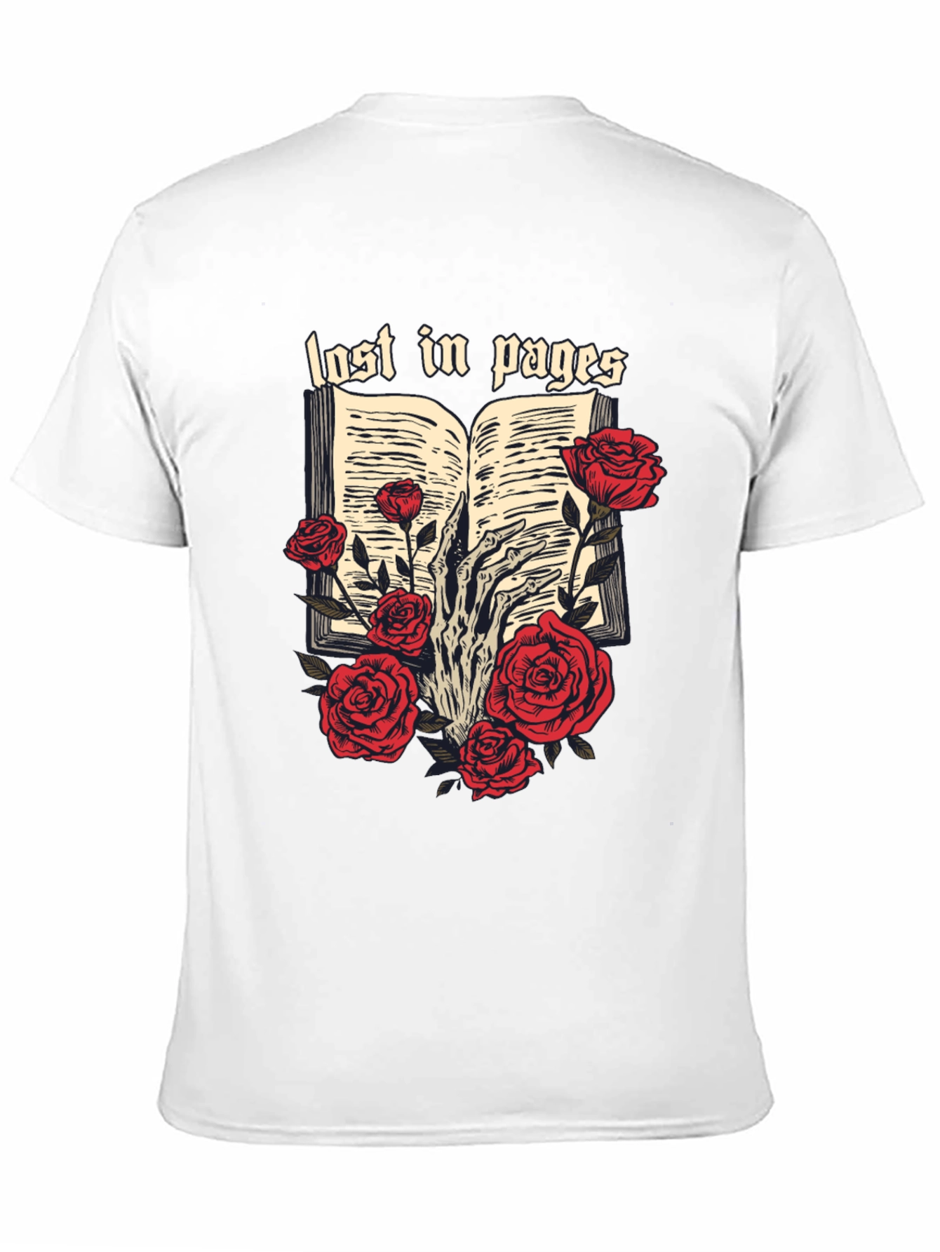 Lost in Pages Graphic Tee - Book Lovers T-Shirt