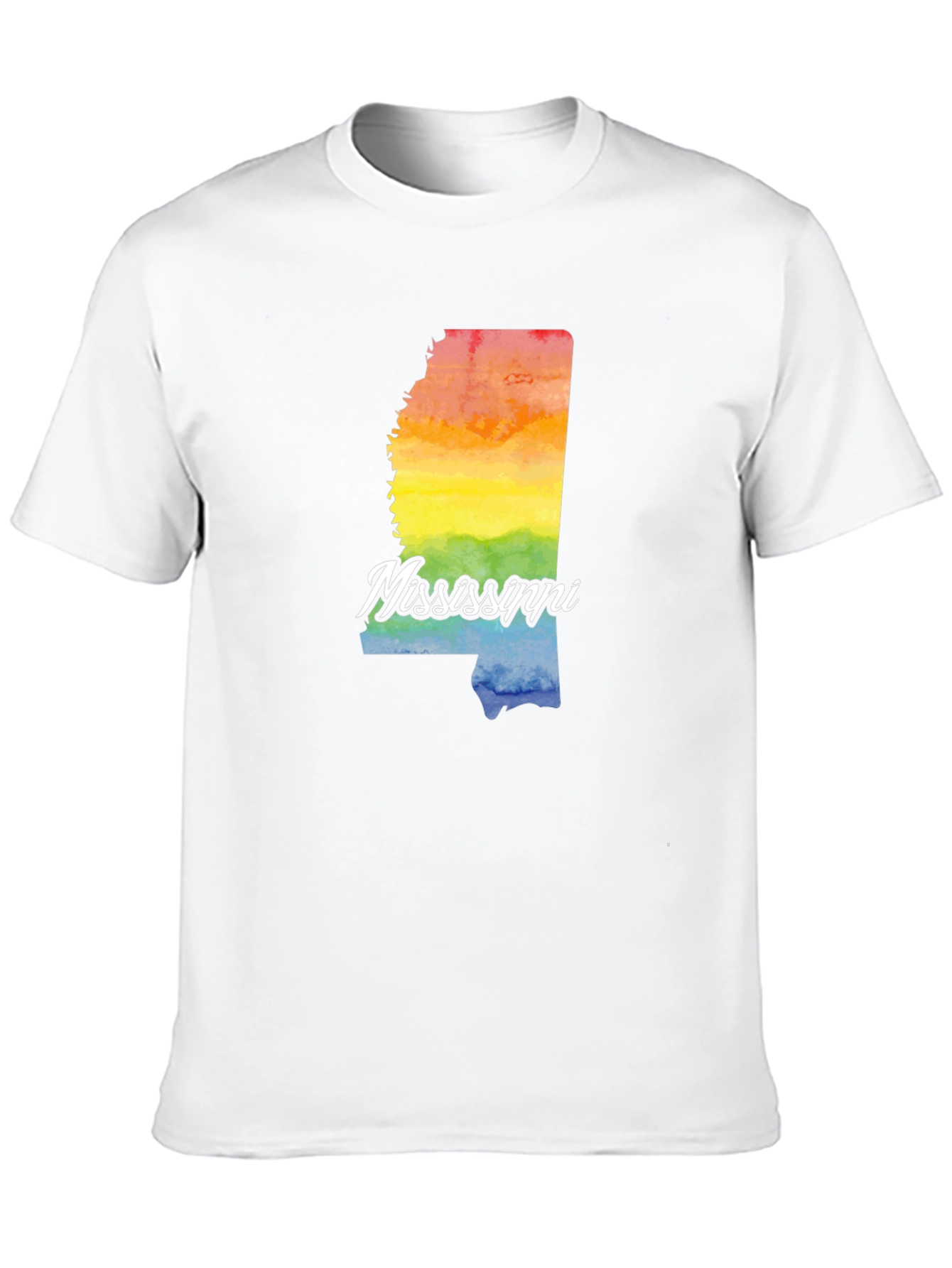 Mississippi State Rainbow T-Shirt