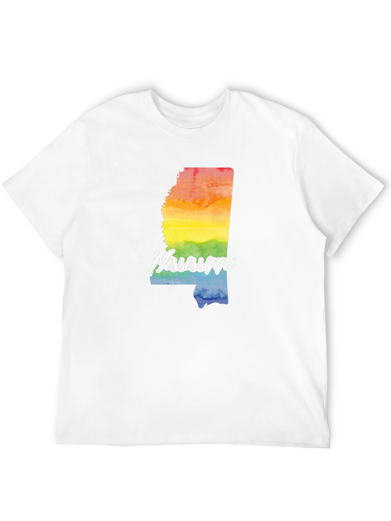 Mississippi State Rainbow T-Shirt