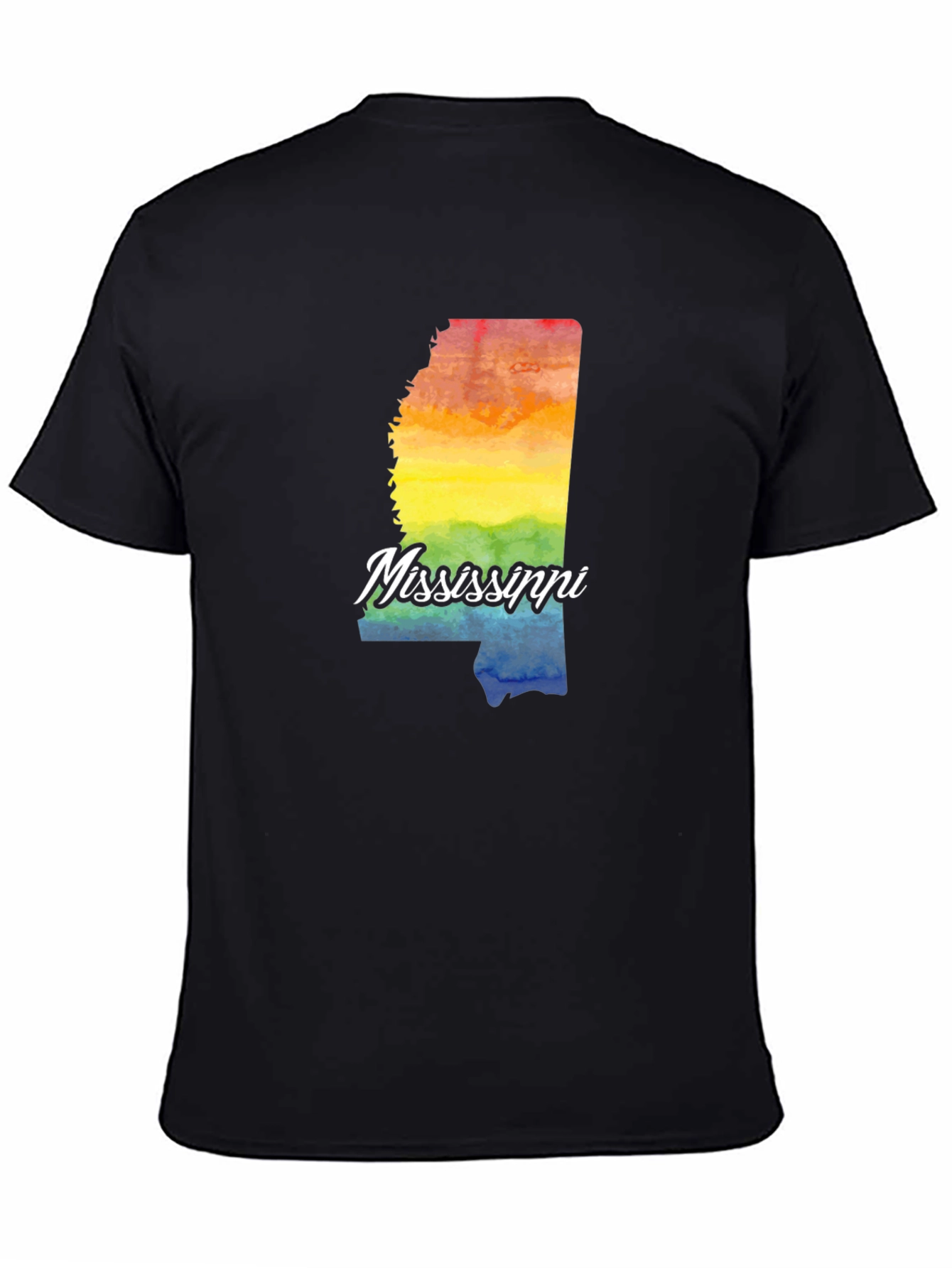 Mississippi State Rainbow T-Shirt