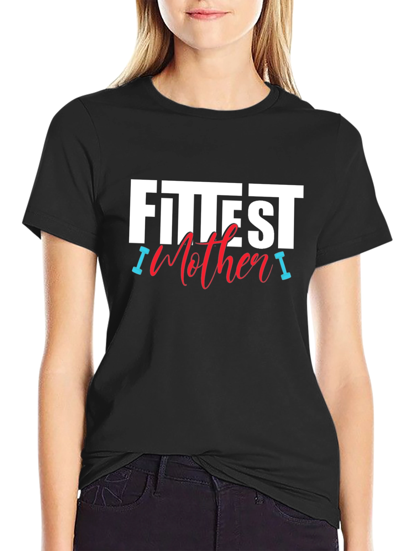 Fittest Mother T-Shirt - Gym Workout Tee
