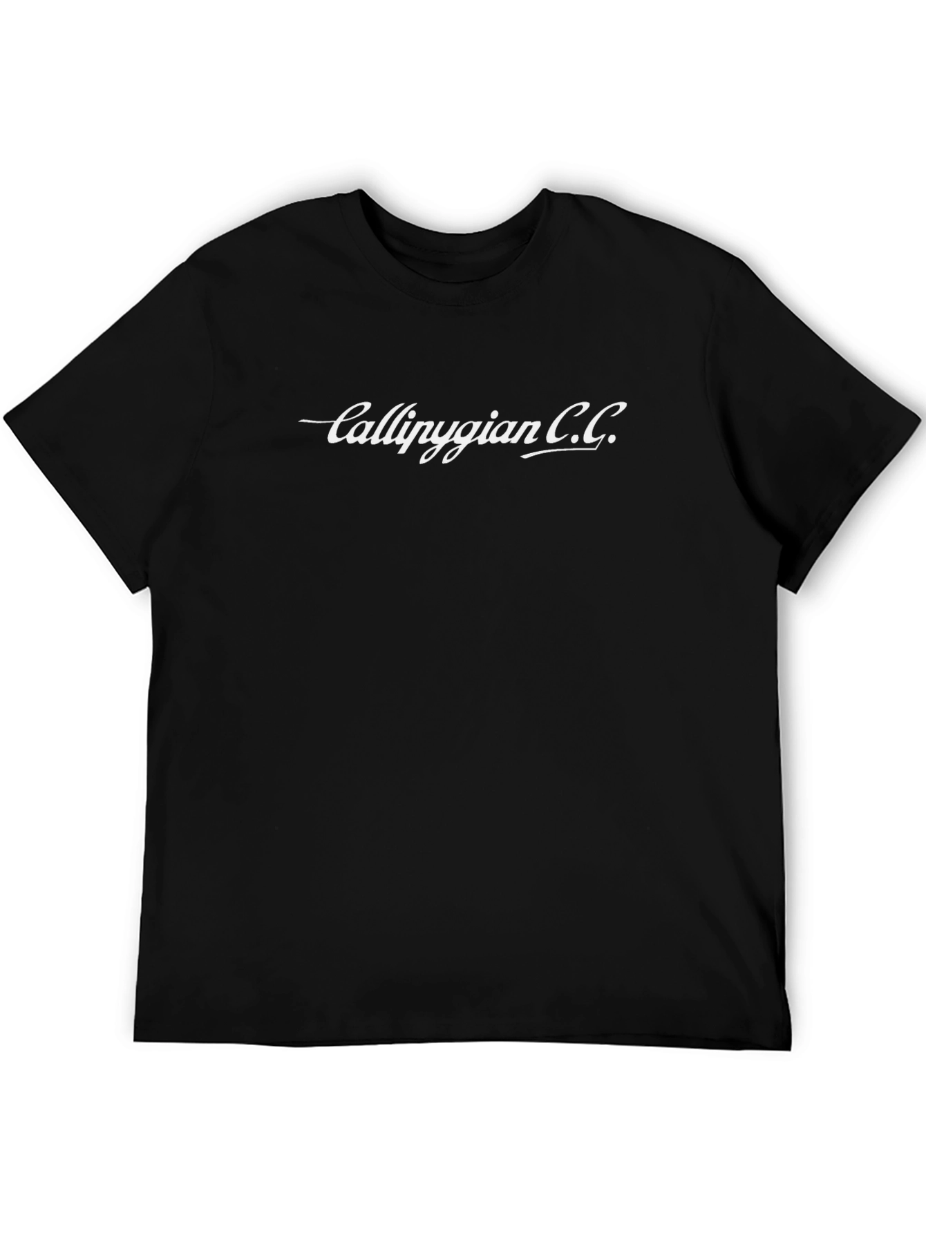 Callipygian C.C. Black T-Shirt