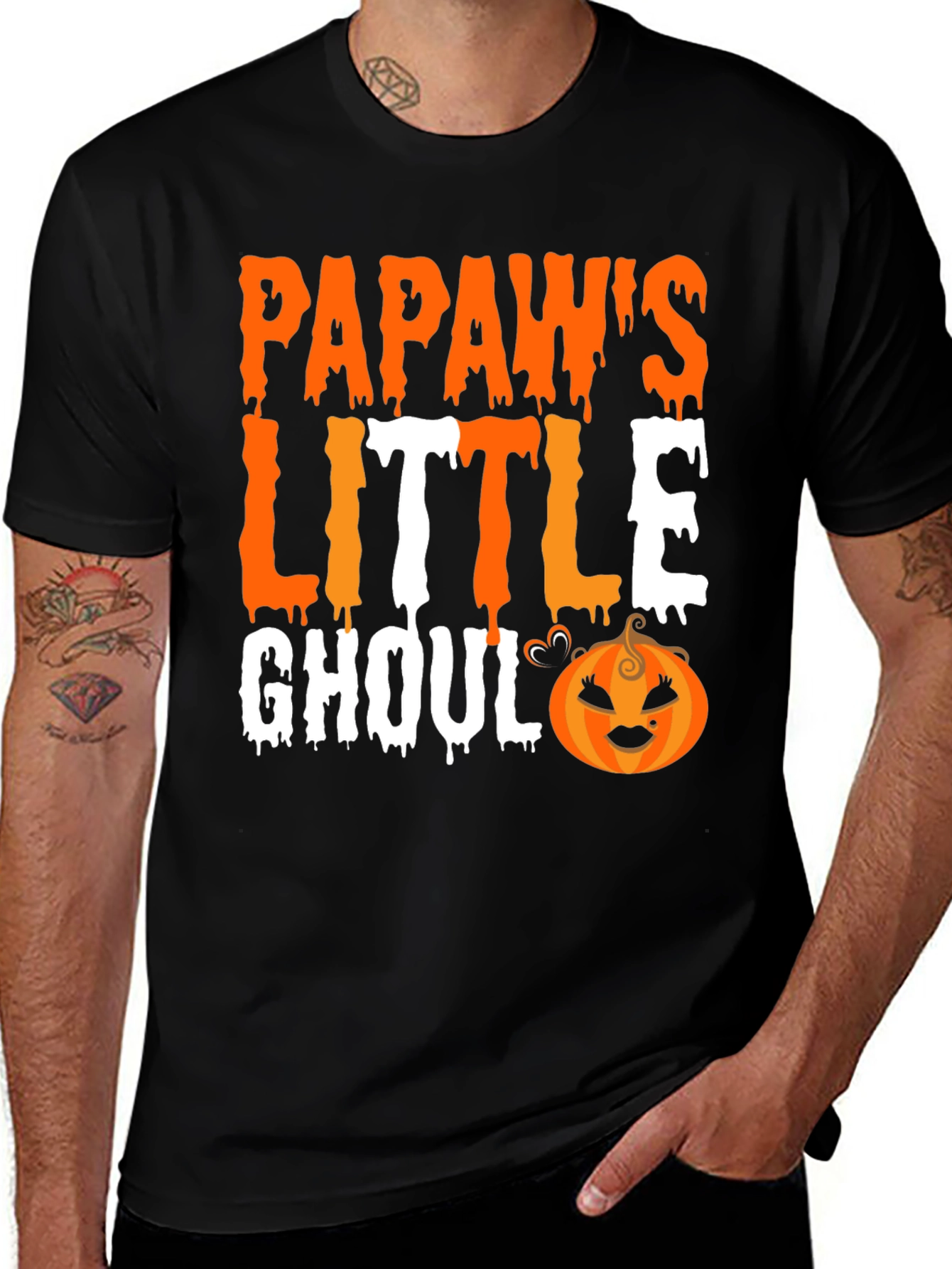 Papaws Little Ghoul Halloween T-Shirt