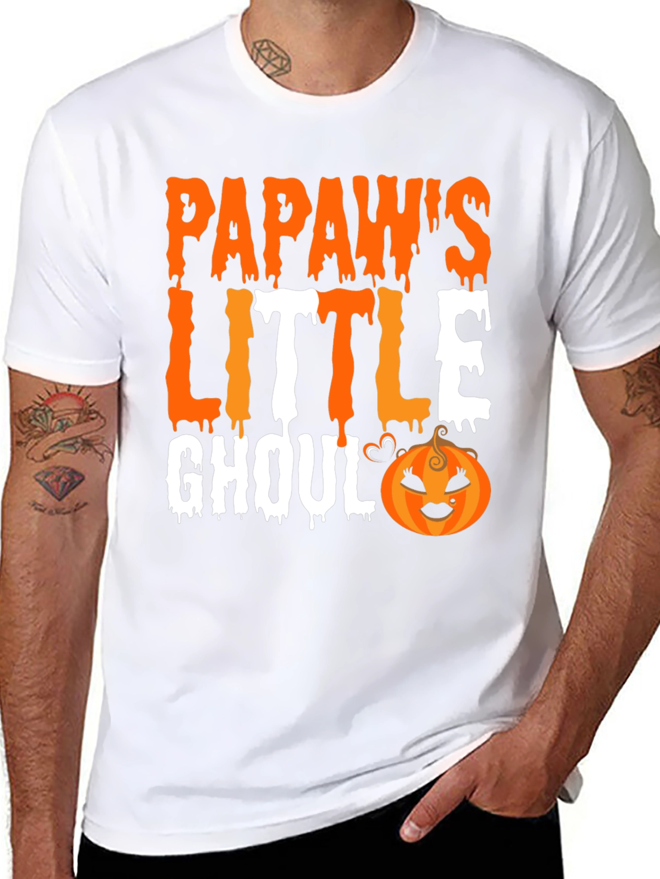 Papaws Little Ghoul Halloween T-Shirt
