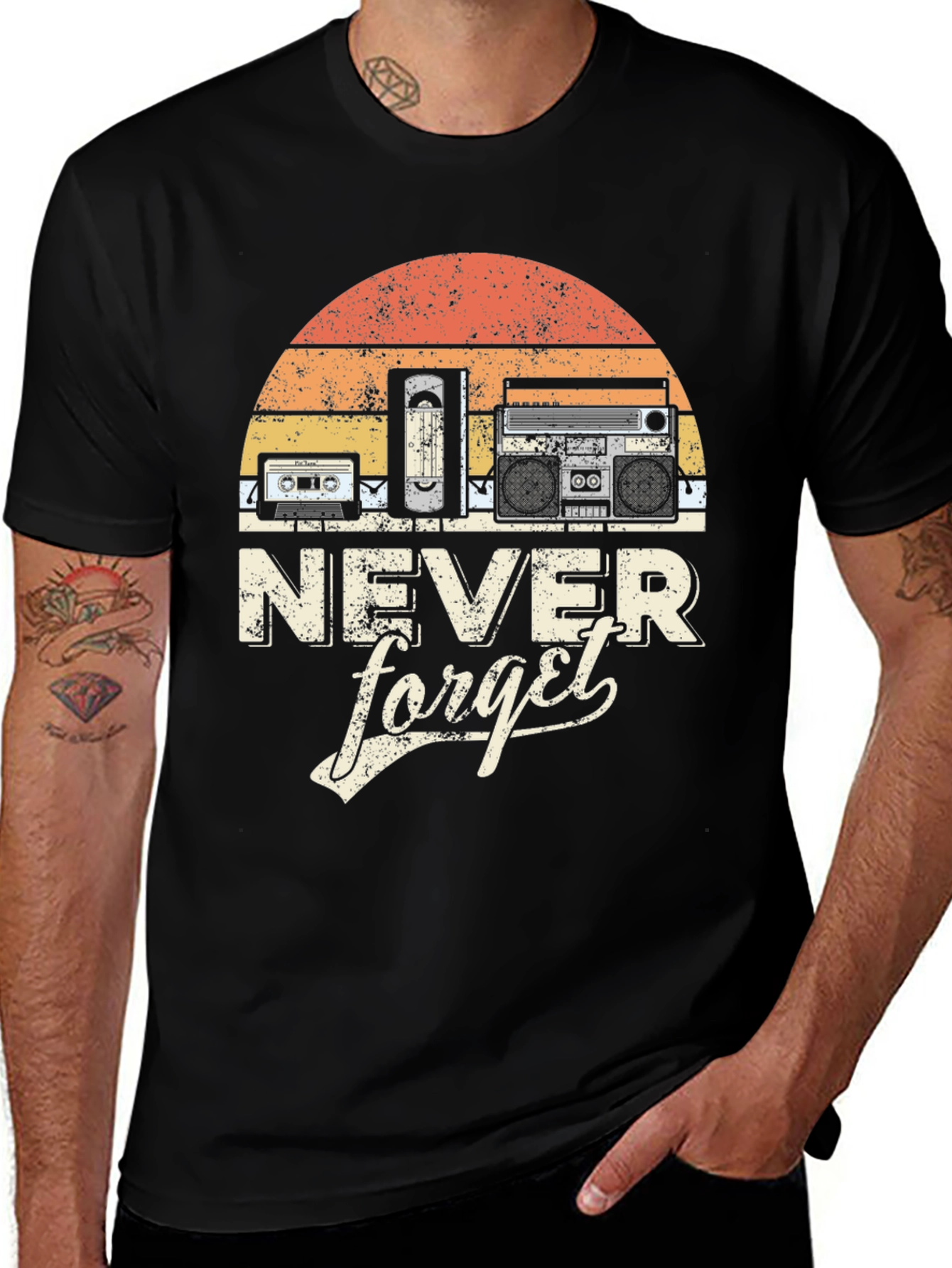Retro Never Forget T-Shirt