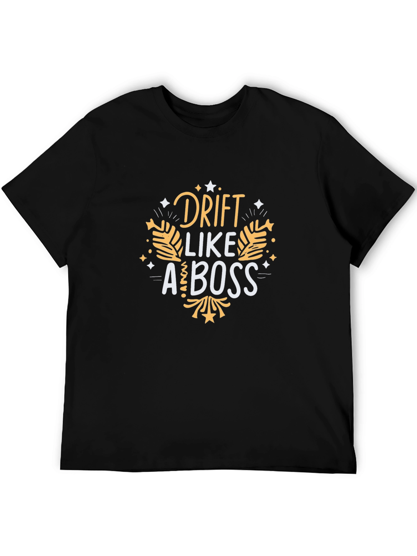 Drift Like a Boss Graphic Tee - Black