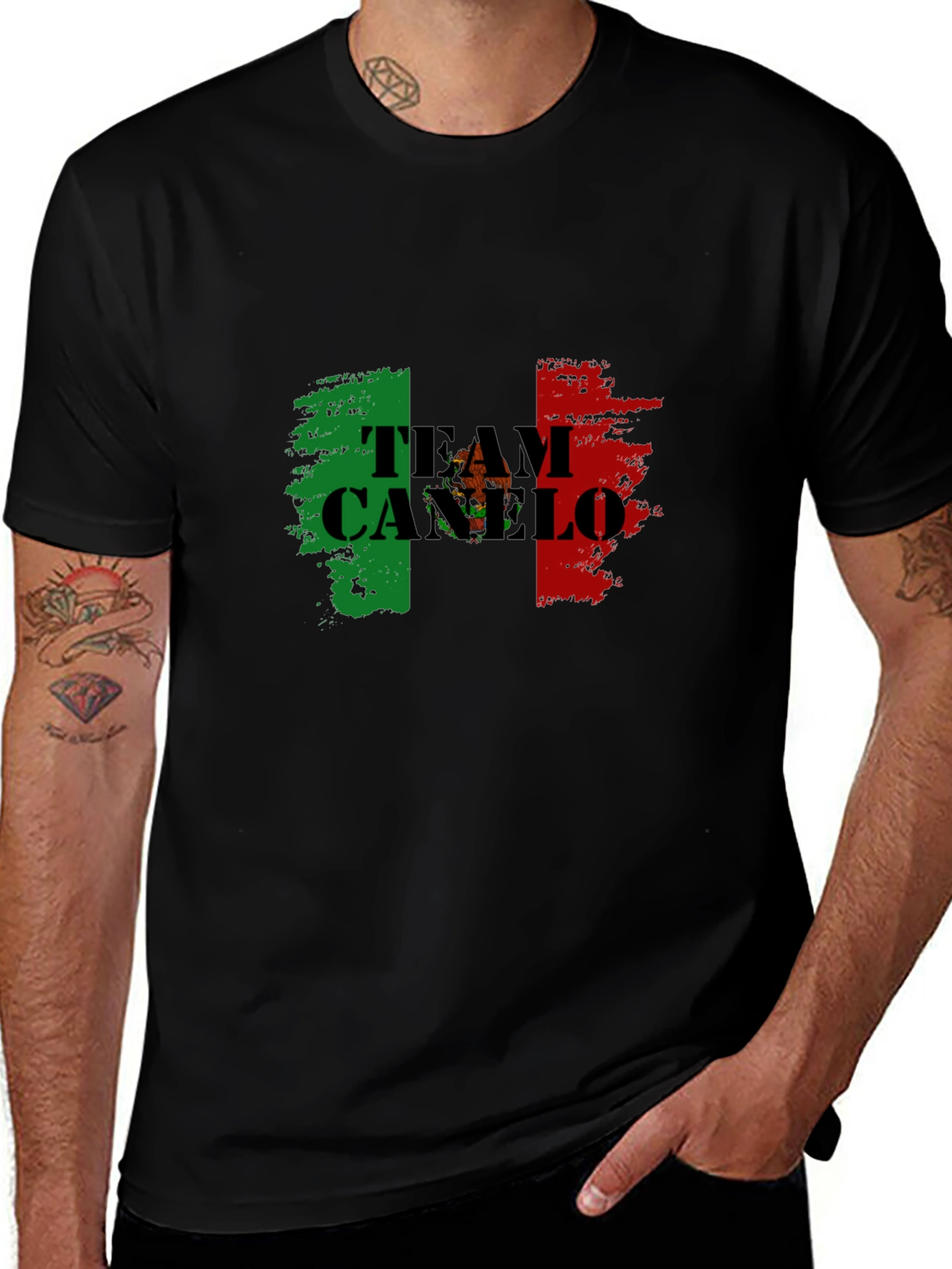 Team Canelo Black T-Shirt - Boxing Fan Apparel