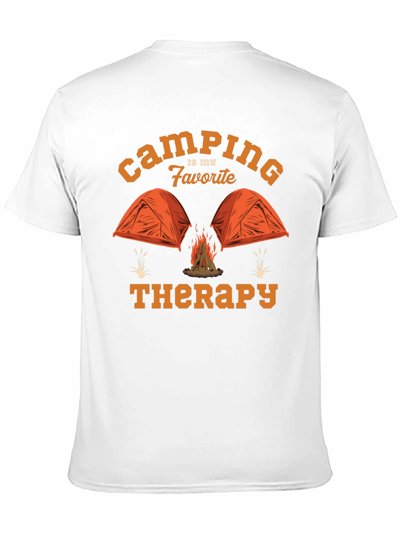 Camping is My Favorite Therapy Graphic T-Shirt