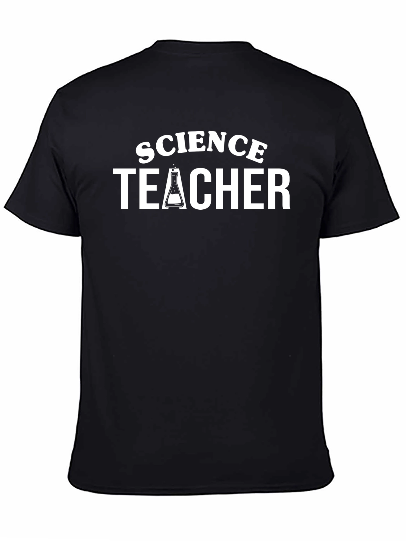 Science Teacher T-Shirt - Black Cotton Blend Unisex