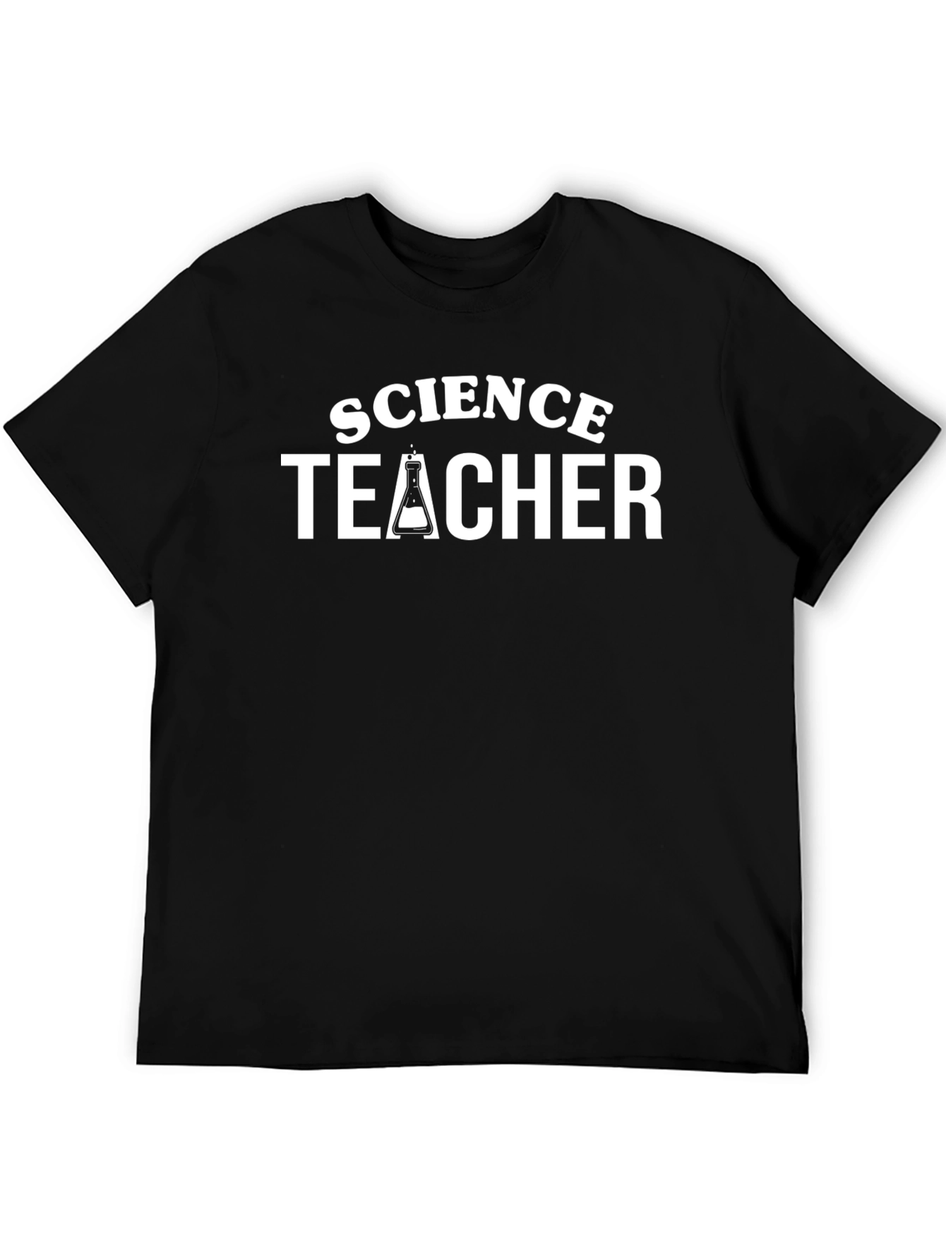 Science Teacher T-Shirt - Black Cotton Blend Unisex