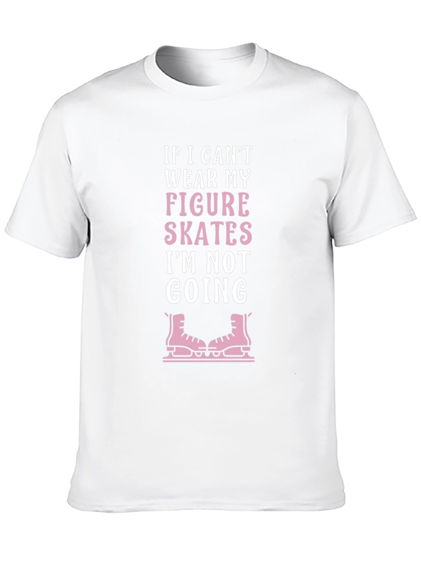 Figure Skates Graphic Tee - Skating Lover T-Shirt
