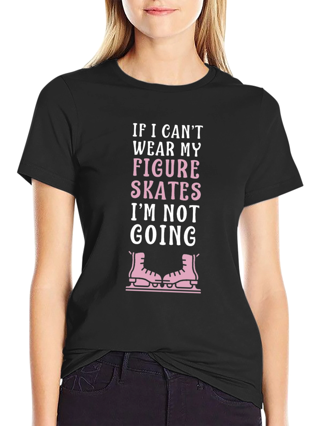 Figure Skates Graphic Tee - Skating Lover T-Shirt