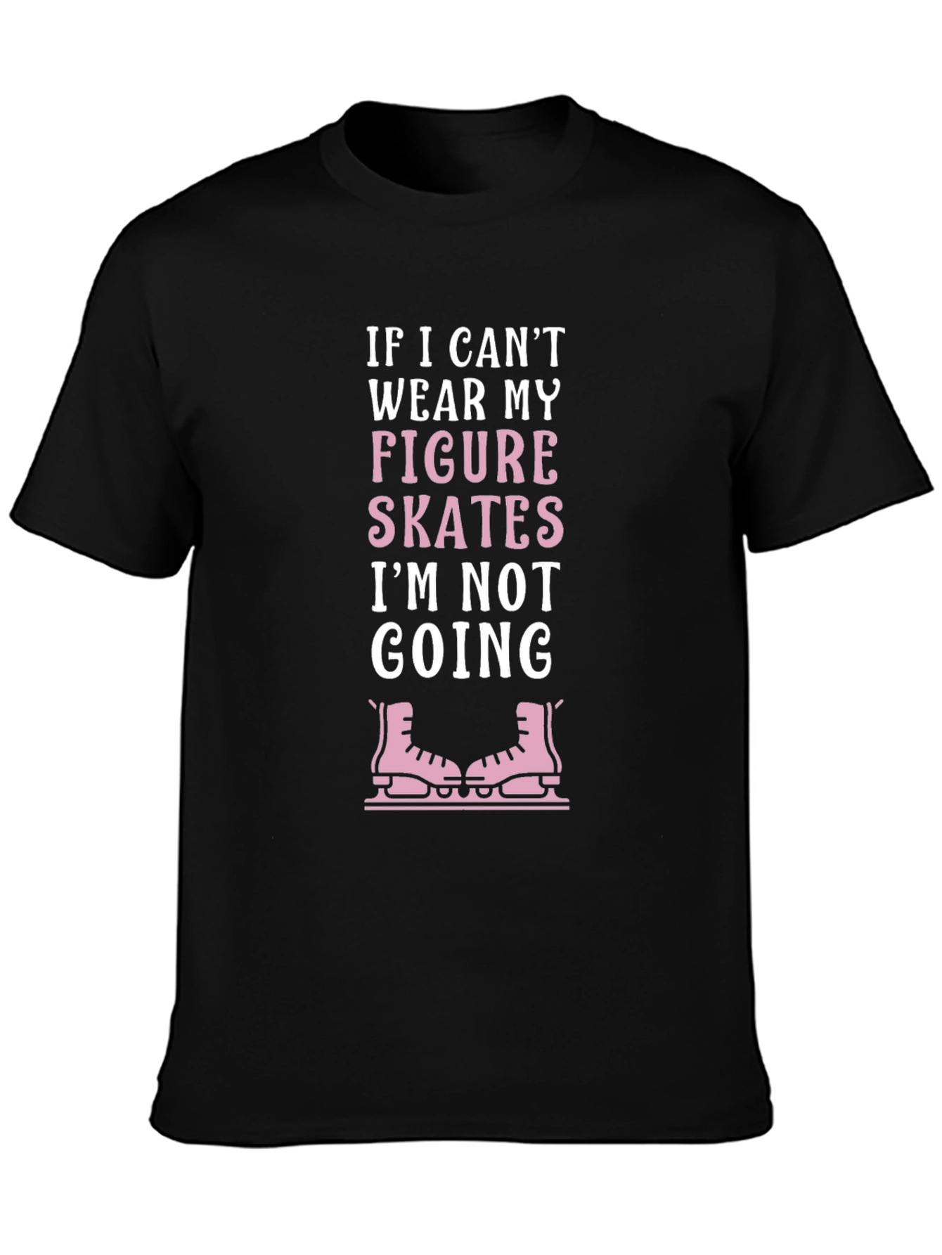 Figure Skates Graphic Tee - Skating Lover T-Shirt