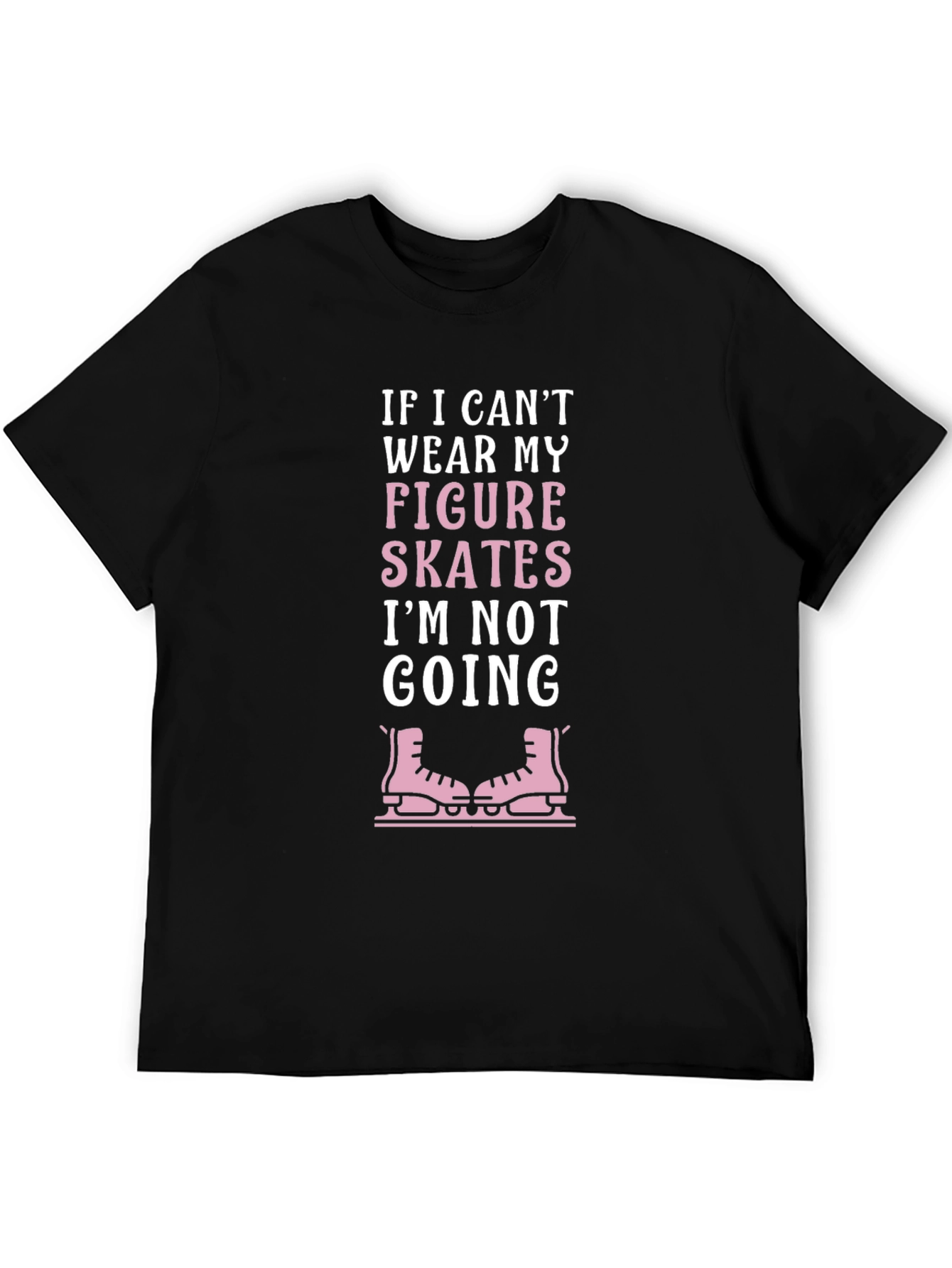 Figure Skates Graphic Tee - Skating Lover T-Shirt