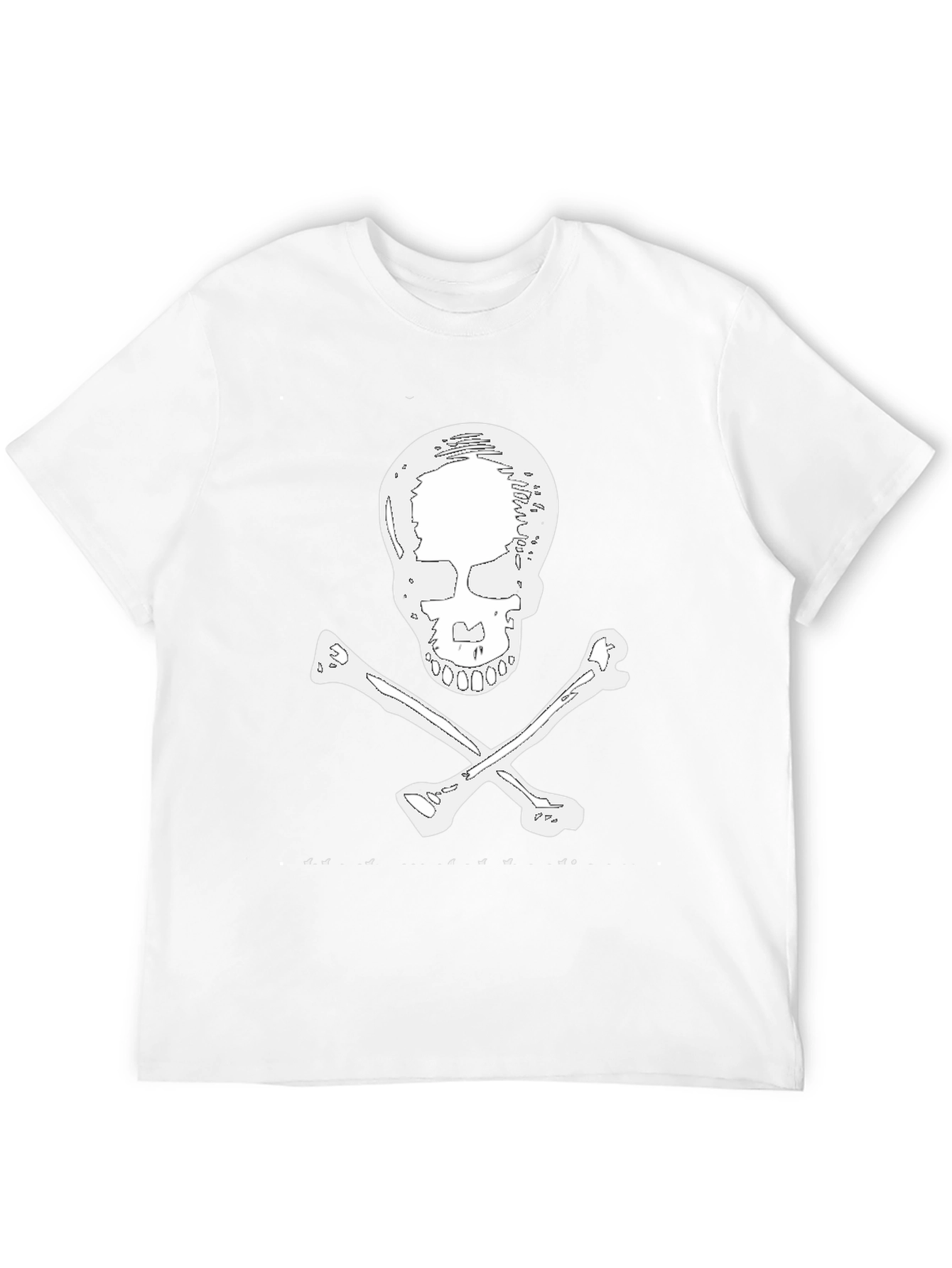 Skull & Crossbones Graphic Tee - Black
