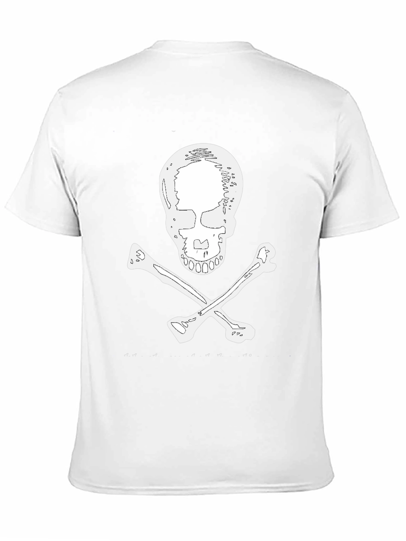 Skull & Crossbones Graphic Tee - Black