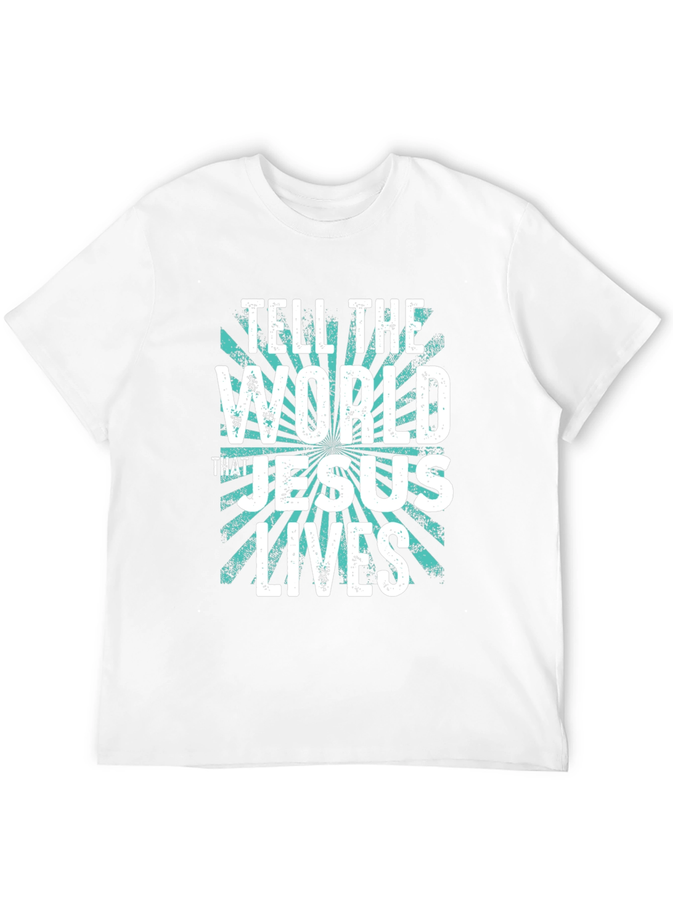 Tell the World Jesus Lives Graphic T-Shirt