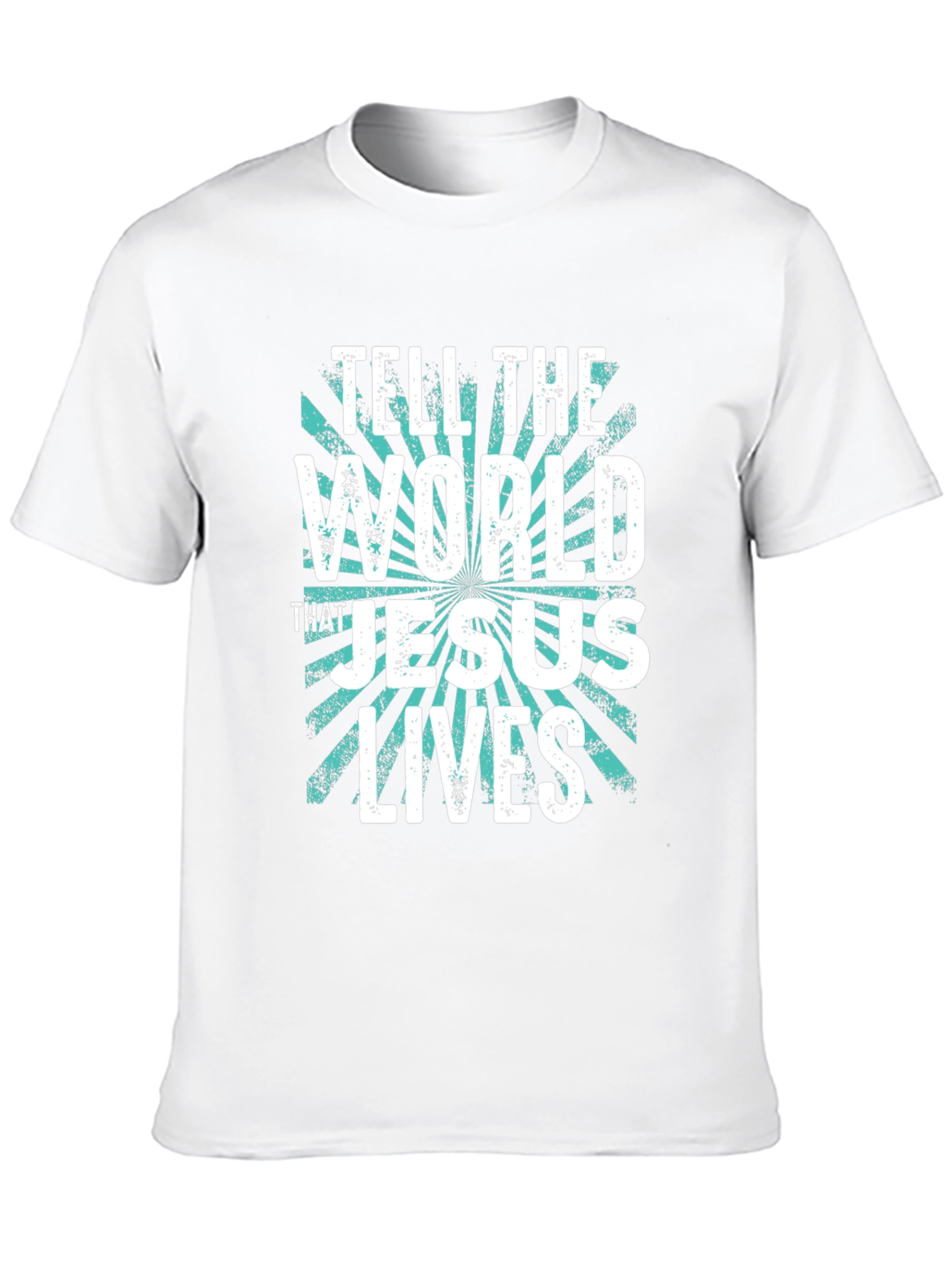 Tell the World Jesus Lives Graphic T-Shirt