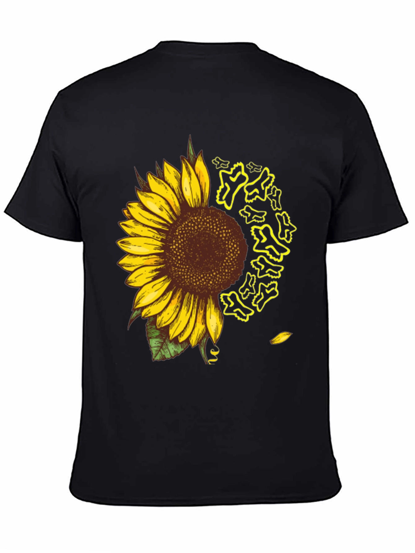 Sunflower Fox Logo Graphic Tee - Black