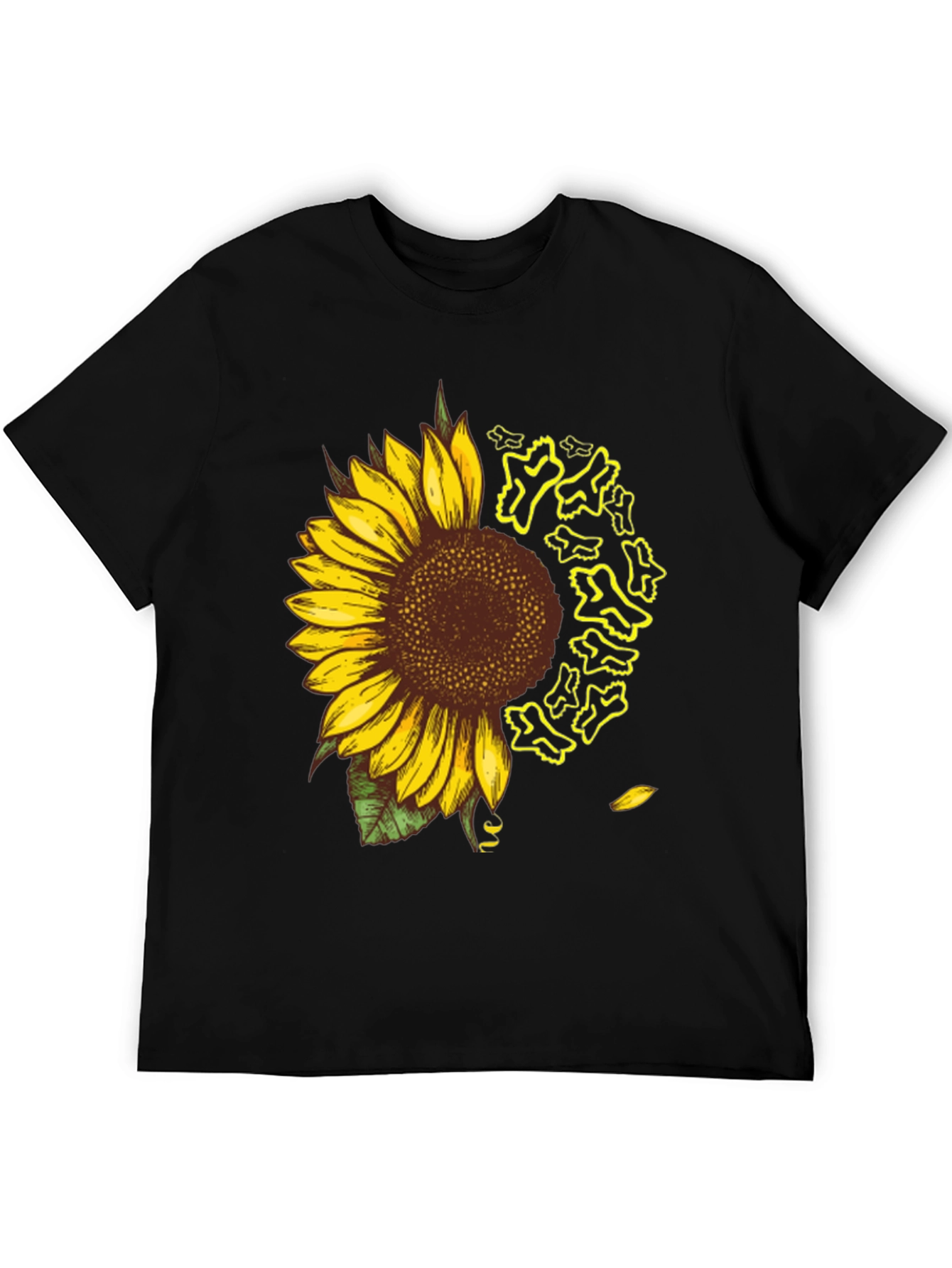 Sunflower Fox Logo Graphic Tee - Black