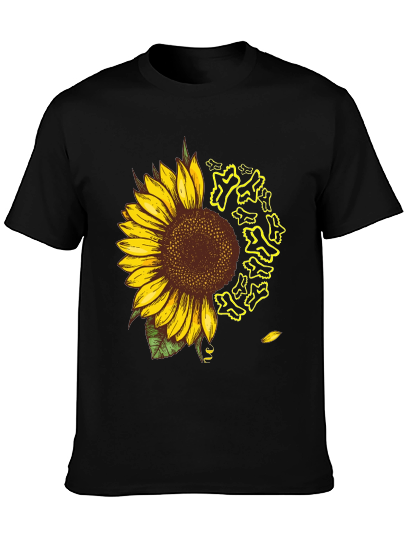 Sunflower Fox Logo Graphic Tee - Black