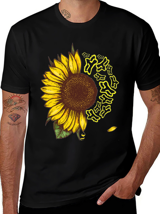 Sunflower Fox Logo Graphic Tee - Black