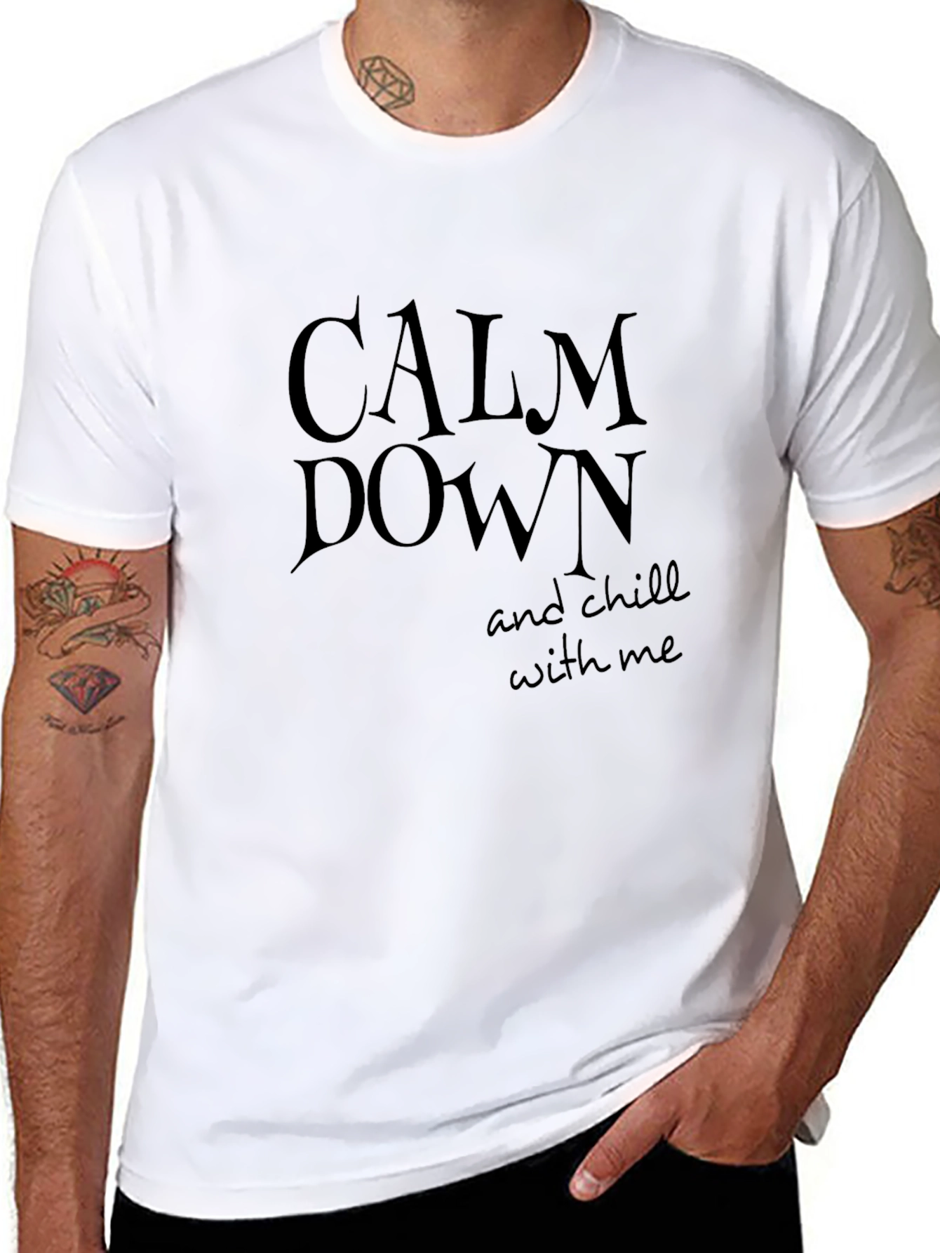 Calm Down & Chill T-Shirt: Relaxed Comfort Tee