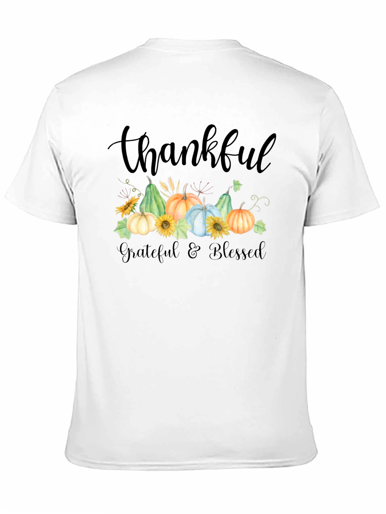 Thankful Grateful Blessed Fall T-Shirt
