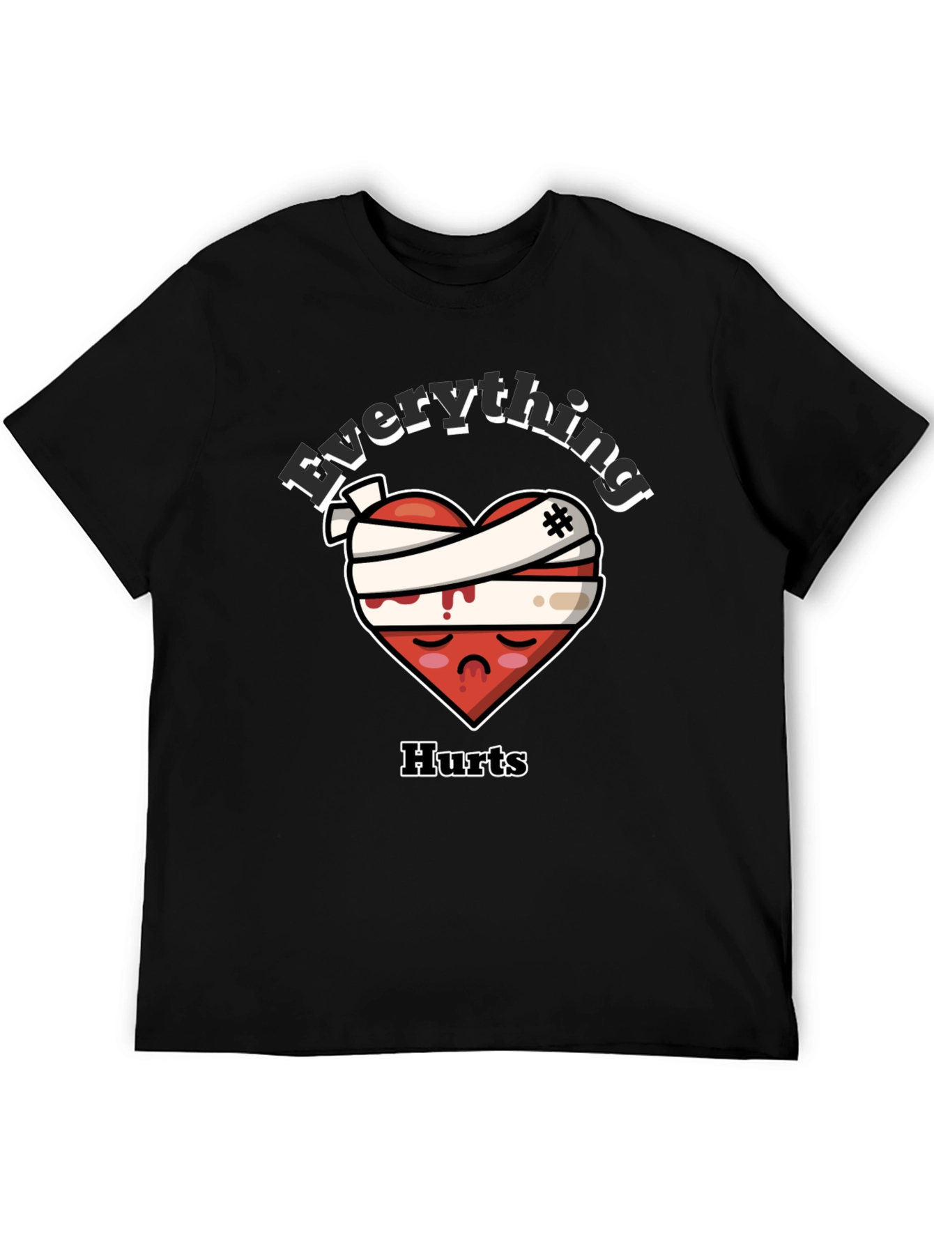 Everything Hurts Heart Graphic T-Shirt