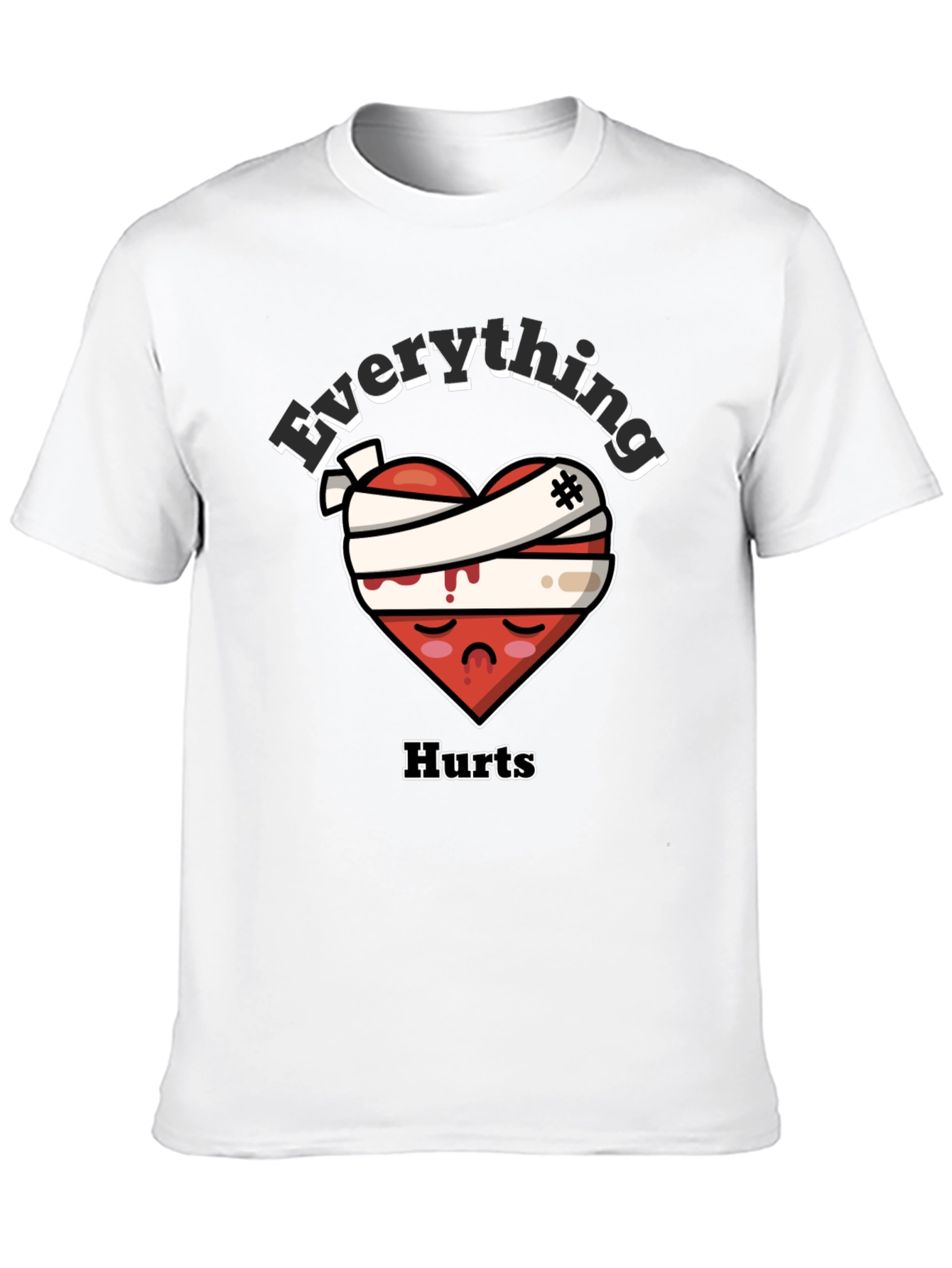 Everything Hurts Heart Graphic T-Shirt
