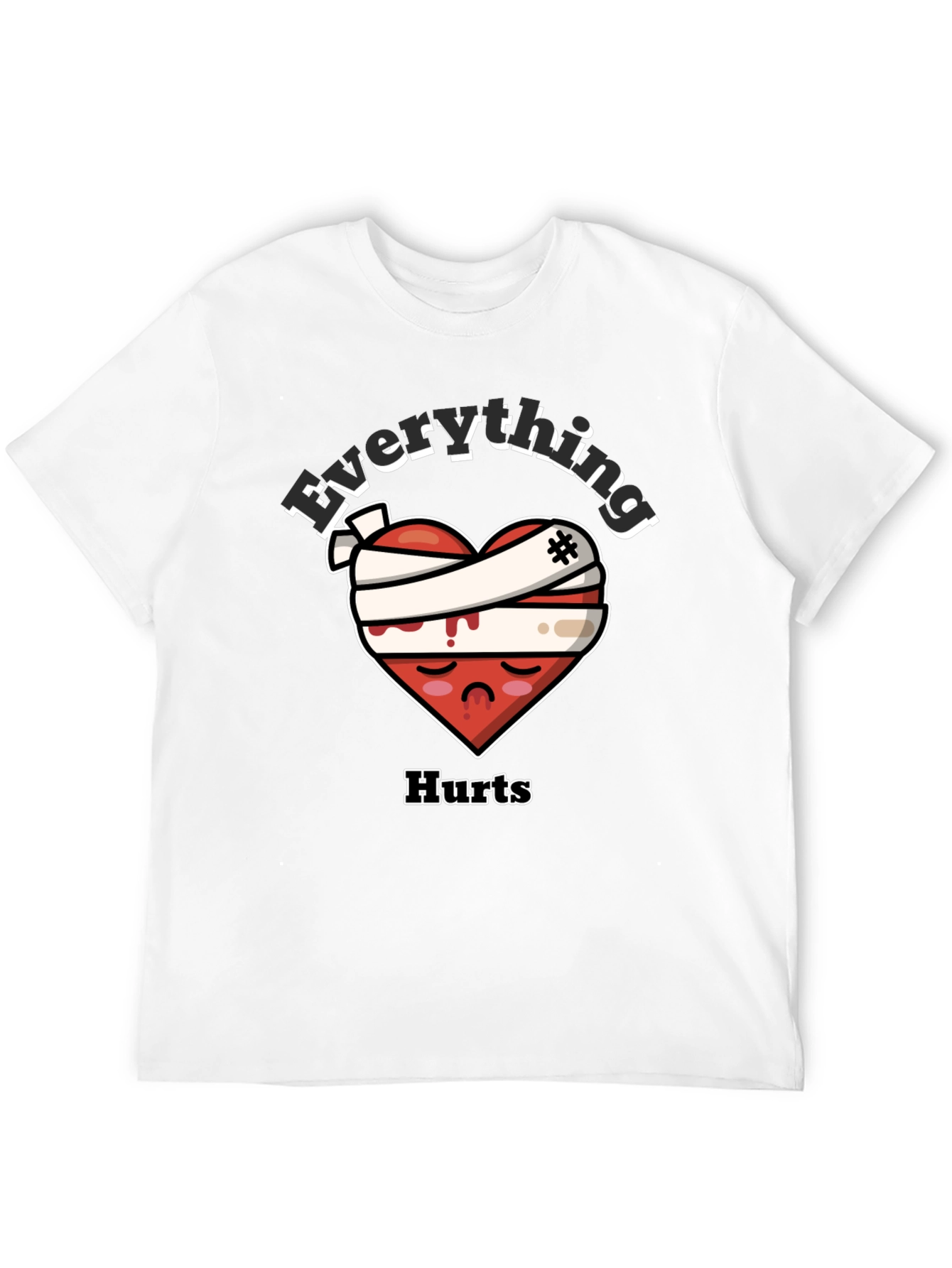 Everything Hurts Heart Graphic T-Shirt