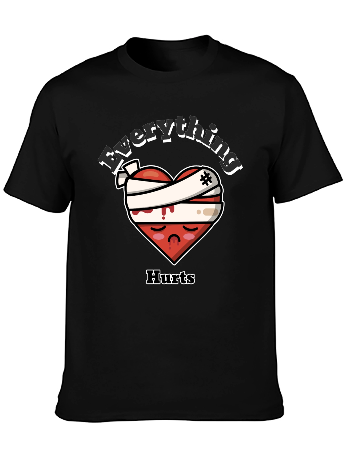 Everything Hurts Heart Graphic T-Shirt