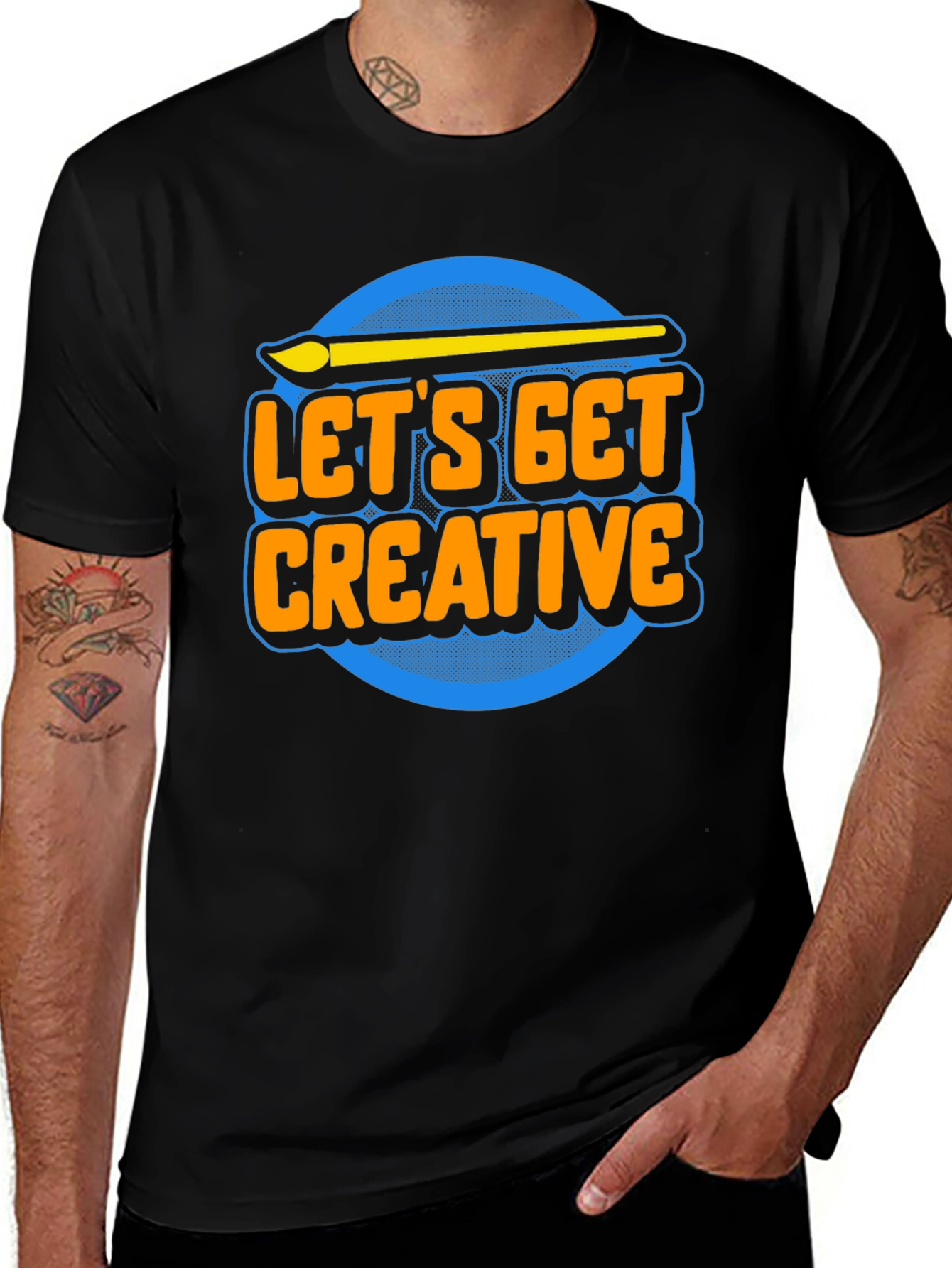 Lets Get Creative T-Shirt - Artist Apparel