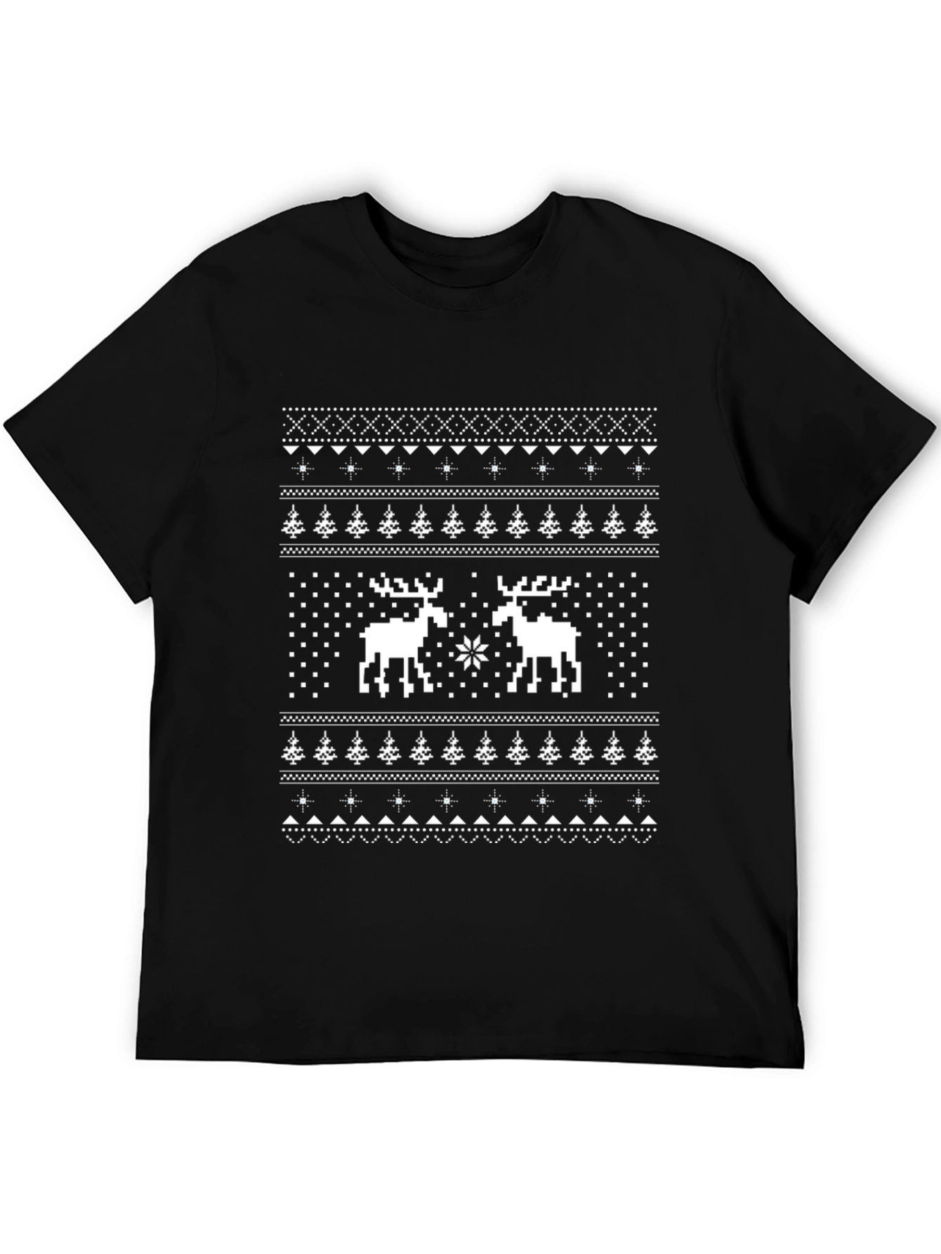 Novelty Holiday Reindeer T-Shirt