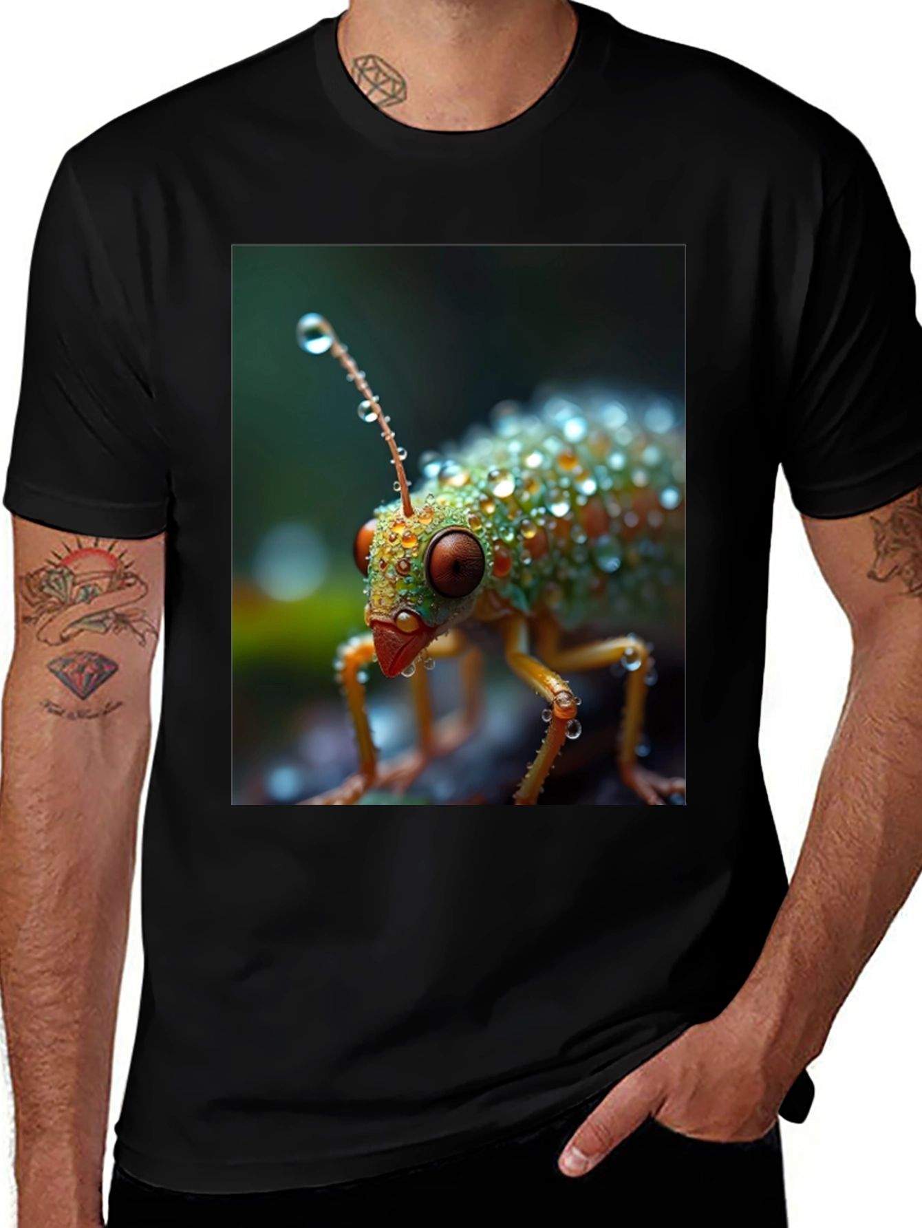 Insect Raindrops Graphic Tee