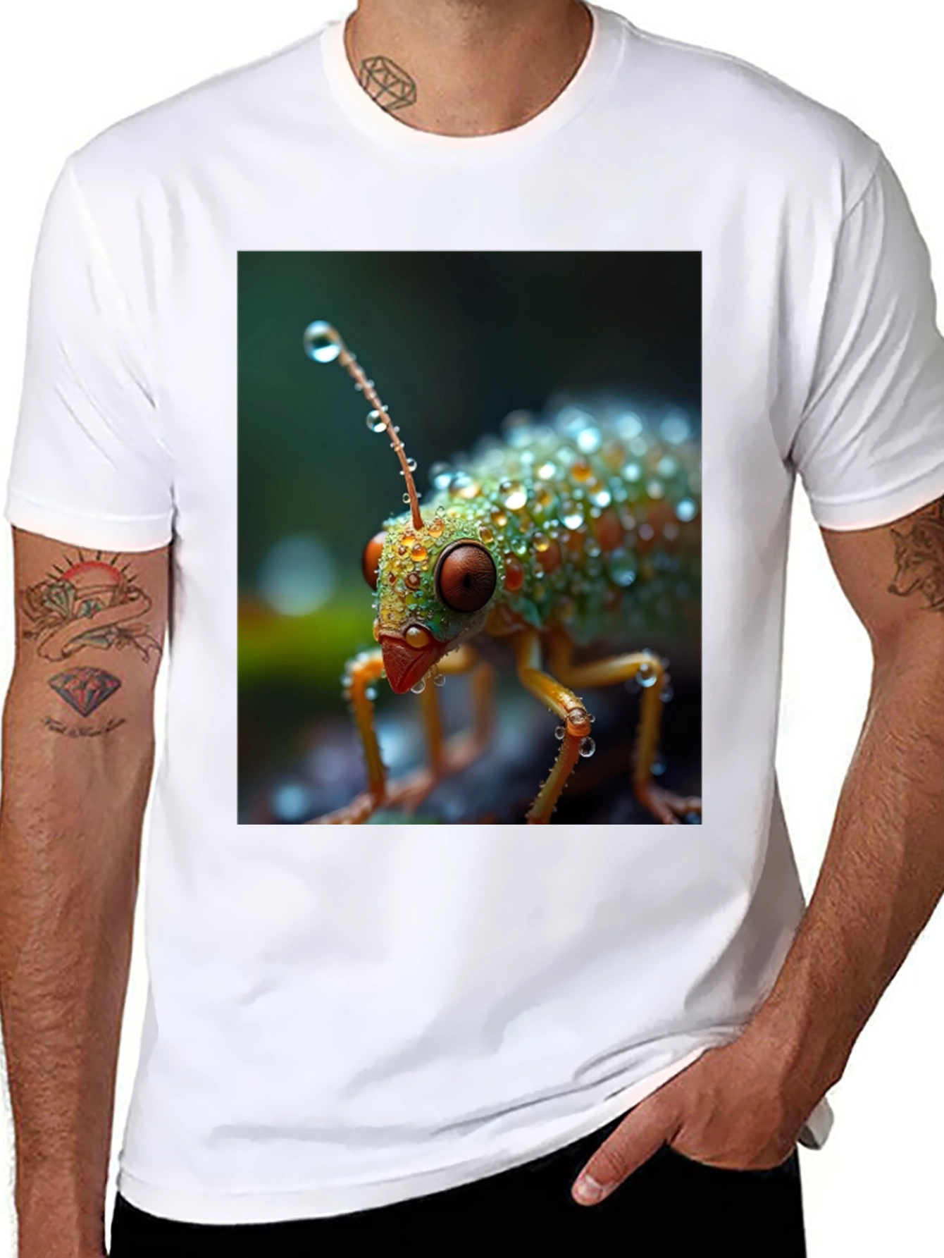 Insect Raindrops Graphic Tee