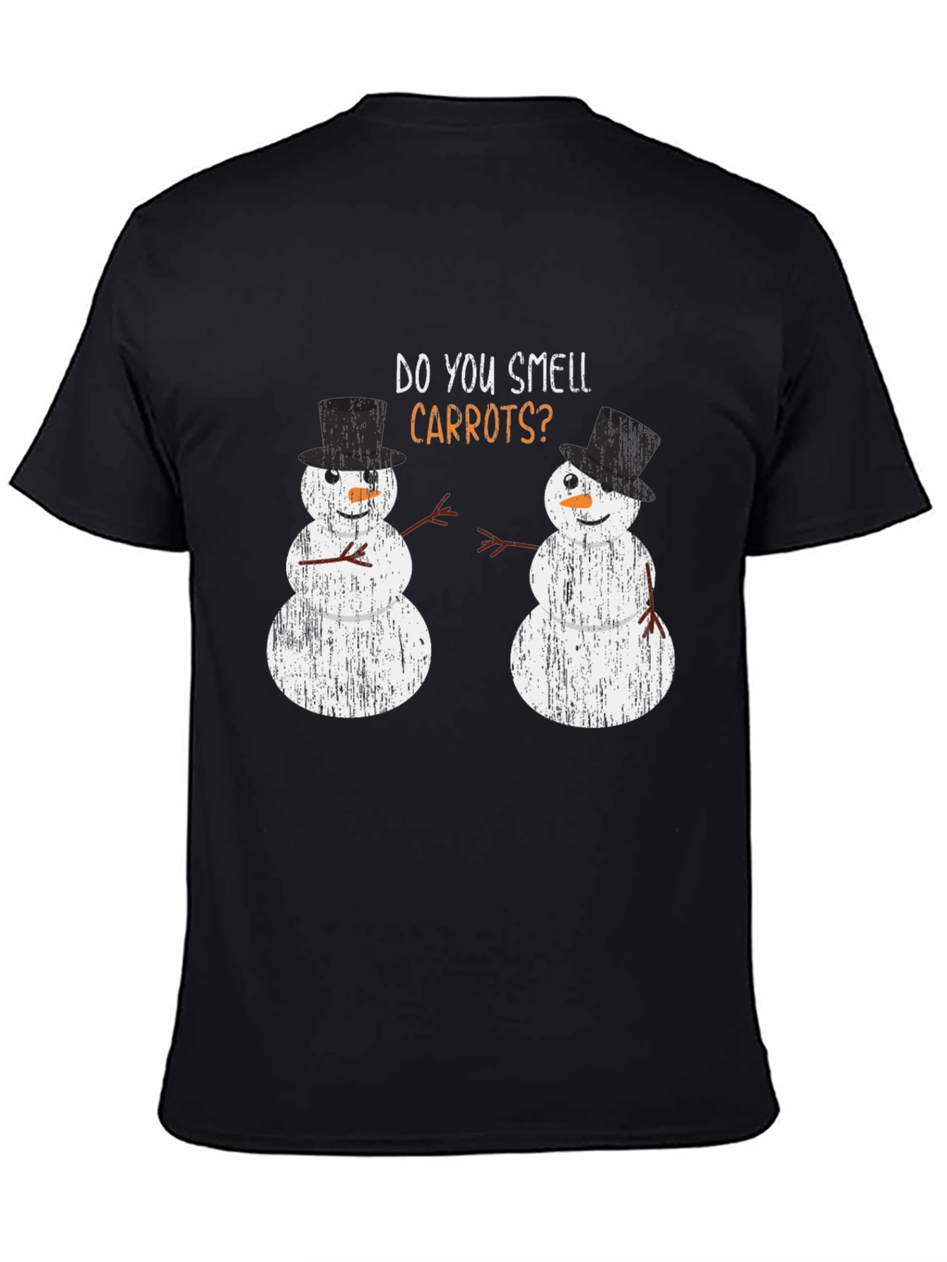 Funny Snowman Carrots Holiday T-Shirt