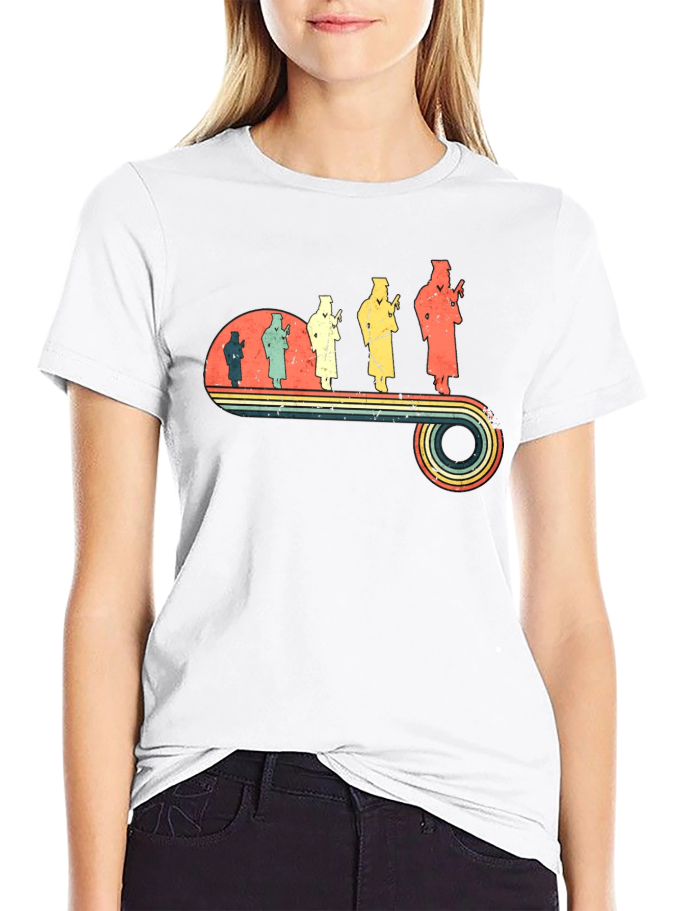Retro Graduation Evolution T-Shirt
